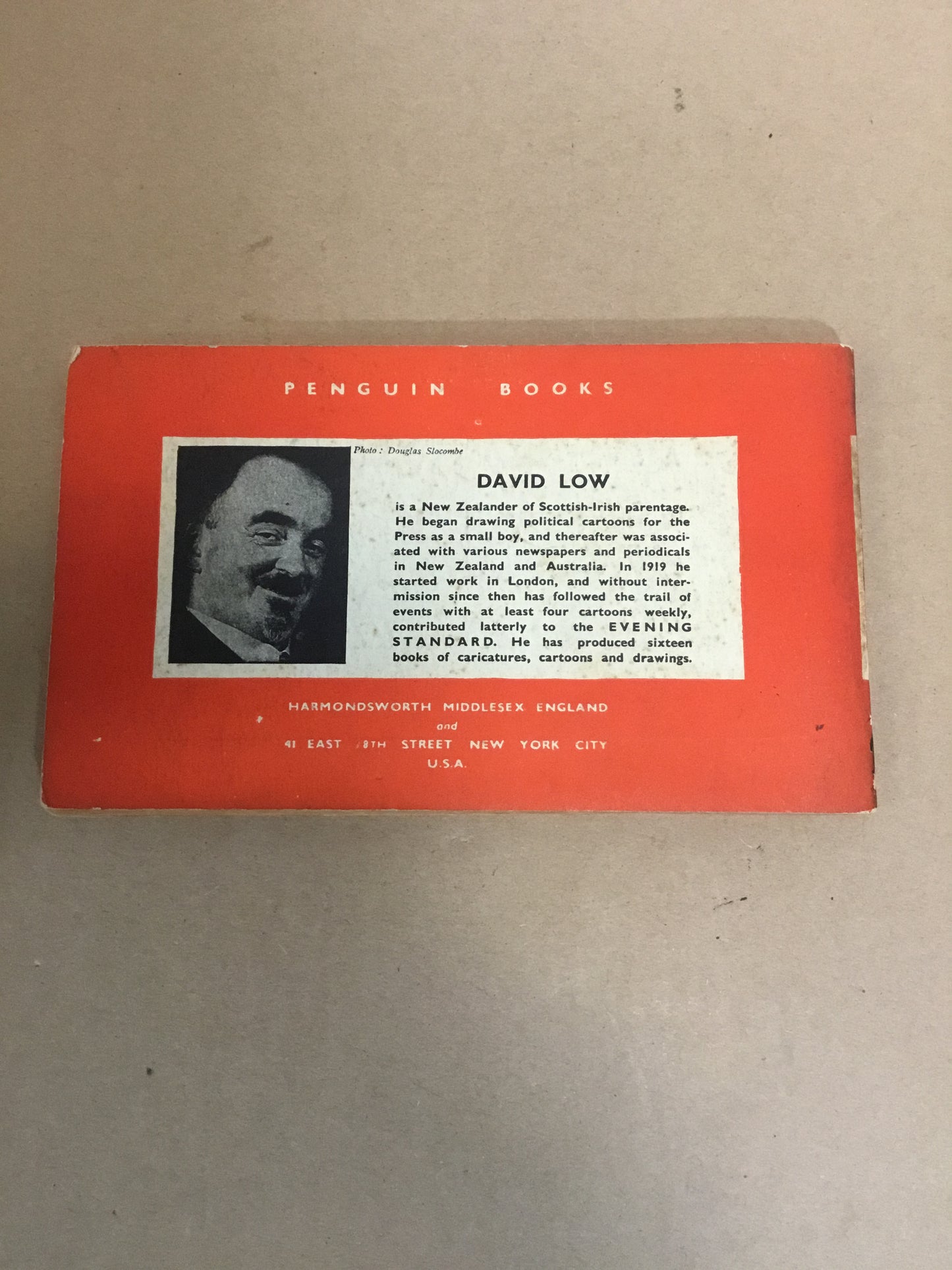 Europe At War by David Low. Penguin Special S83, published 1941