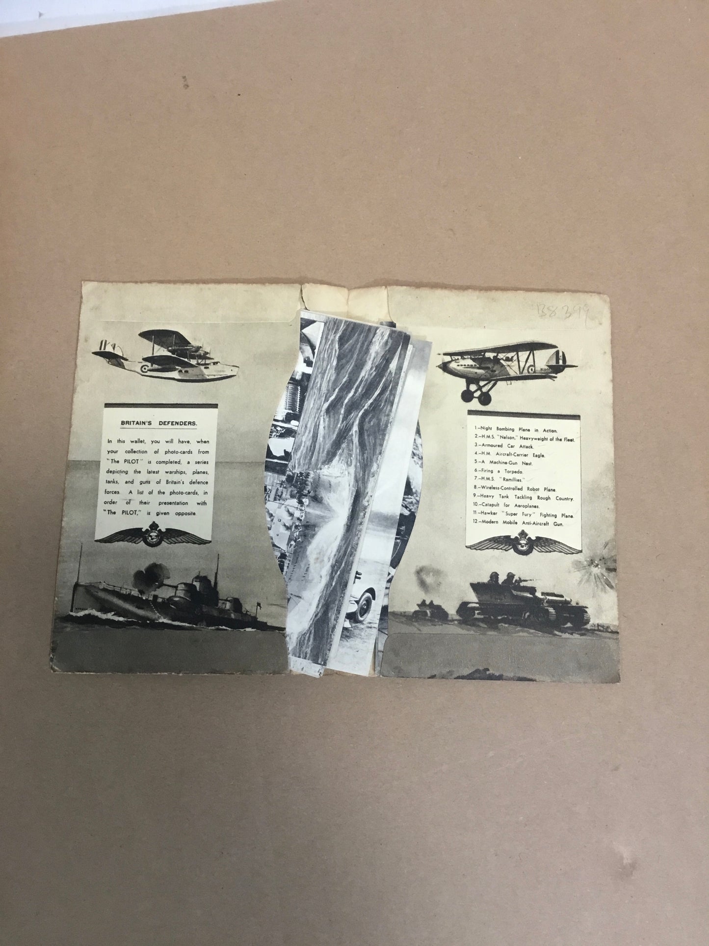 WW11 BRITAIN'S DEFENDERS "A Pictorial Record of Our Country's Might On Land, At Sea And In The Air"