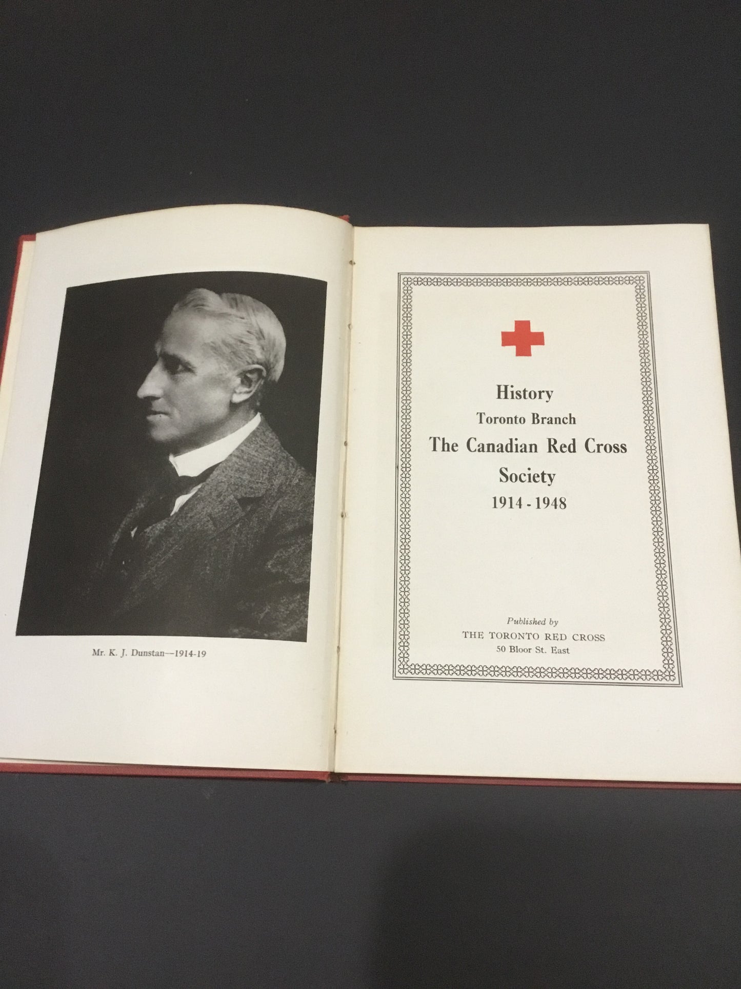 History Toronto Branch The Canadian Red Cross Society 1914 - 1948