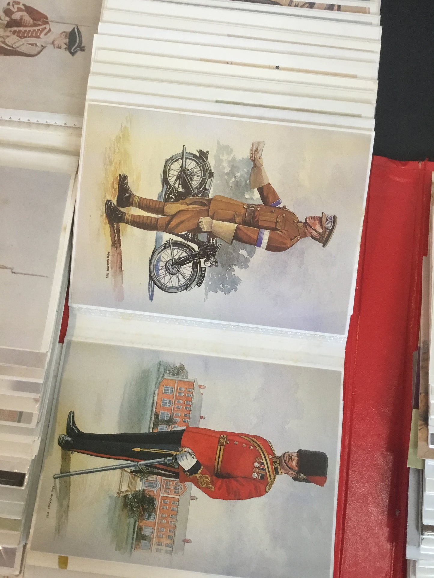 Lot of 120 + British Military Post Cards , Post War