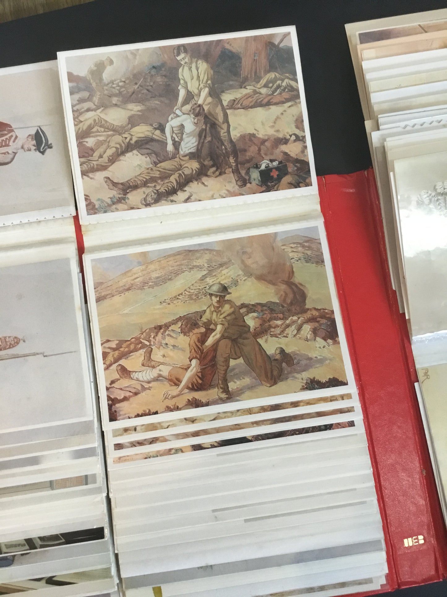 Lot of 120 + British Military Post Cards , Post War