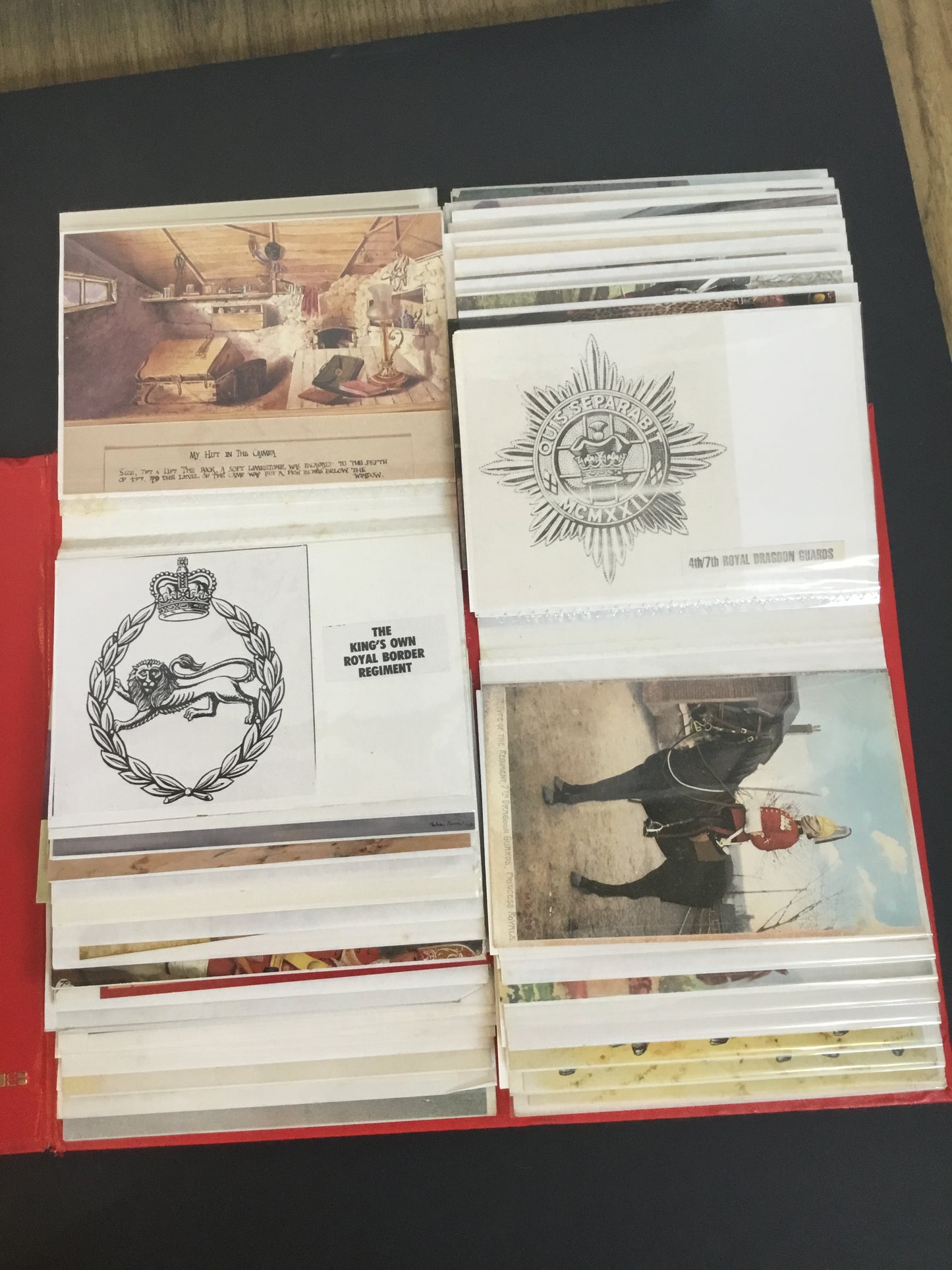 Lot of 120 + British Military Post Cards , Post War
