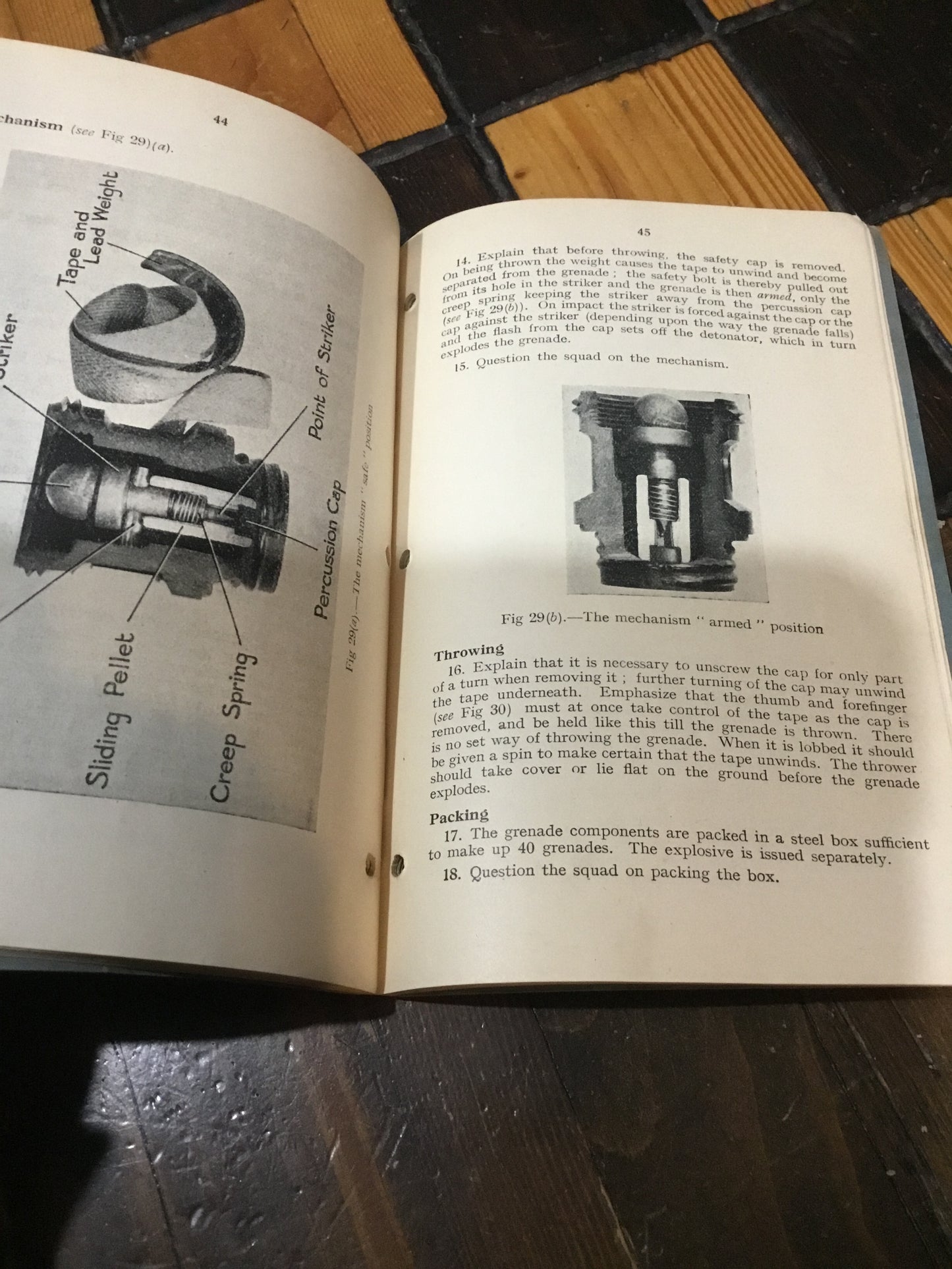 Booklet, British Army, Infantry Training, Volume 1: Infantry Platoon Weapons Pamphlet No.7: Grenades (All Arms), 1951 (copy 2