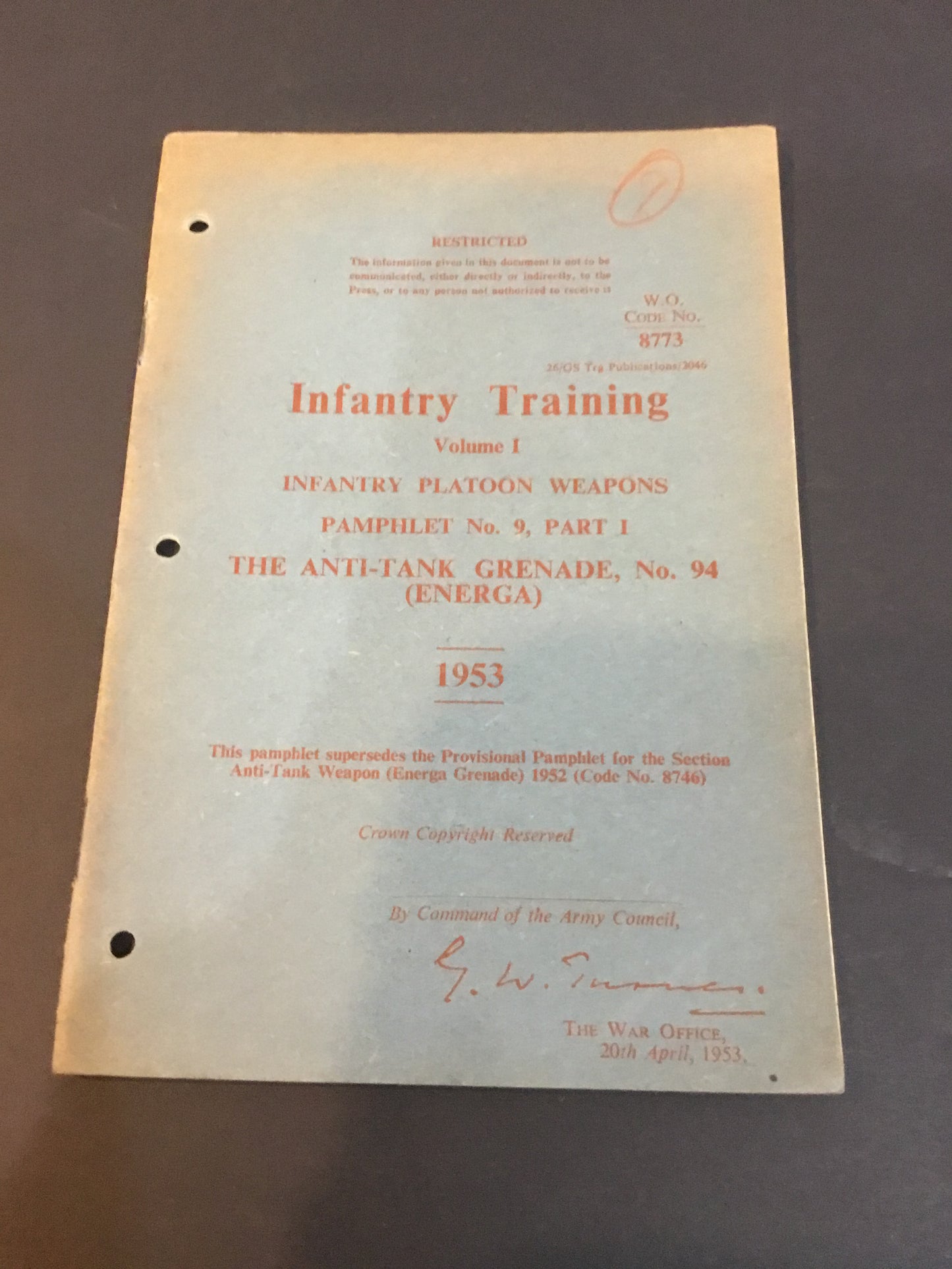 Vol1 No9 Part1 Anti-Tank Grenade No94 (Energa)