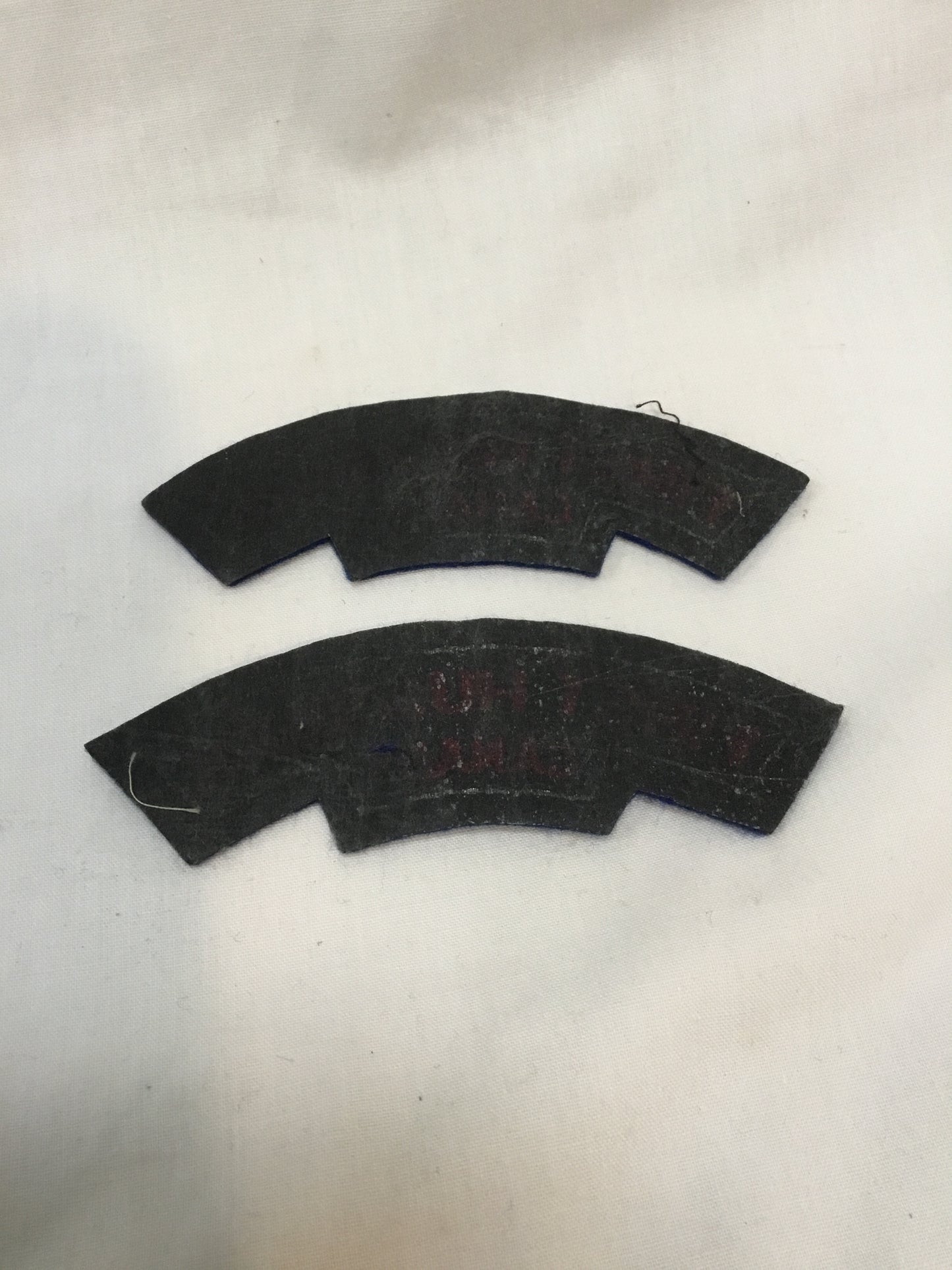 Pair of First Hussars Canada Shoulder Flashes/patches