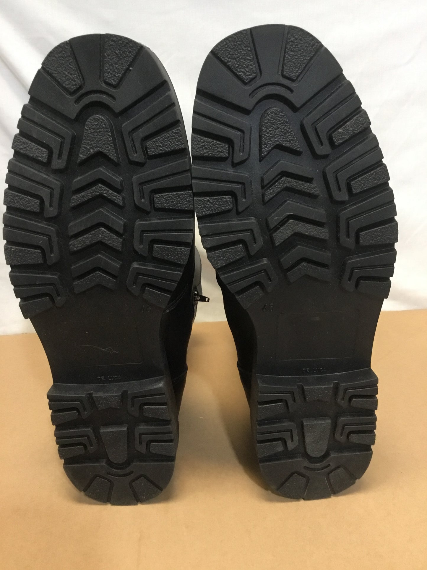 Zipper up Military Officers Dress Boots Size 12 1/2 W
