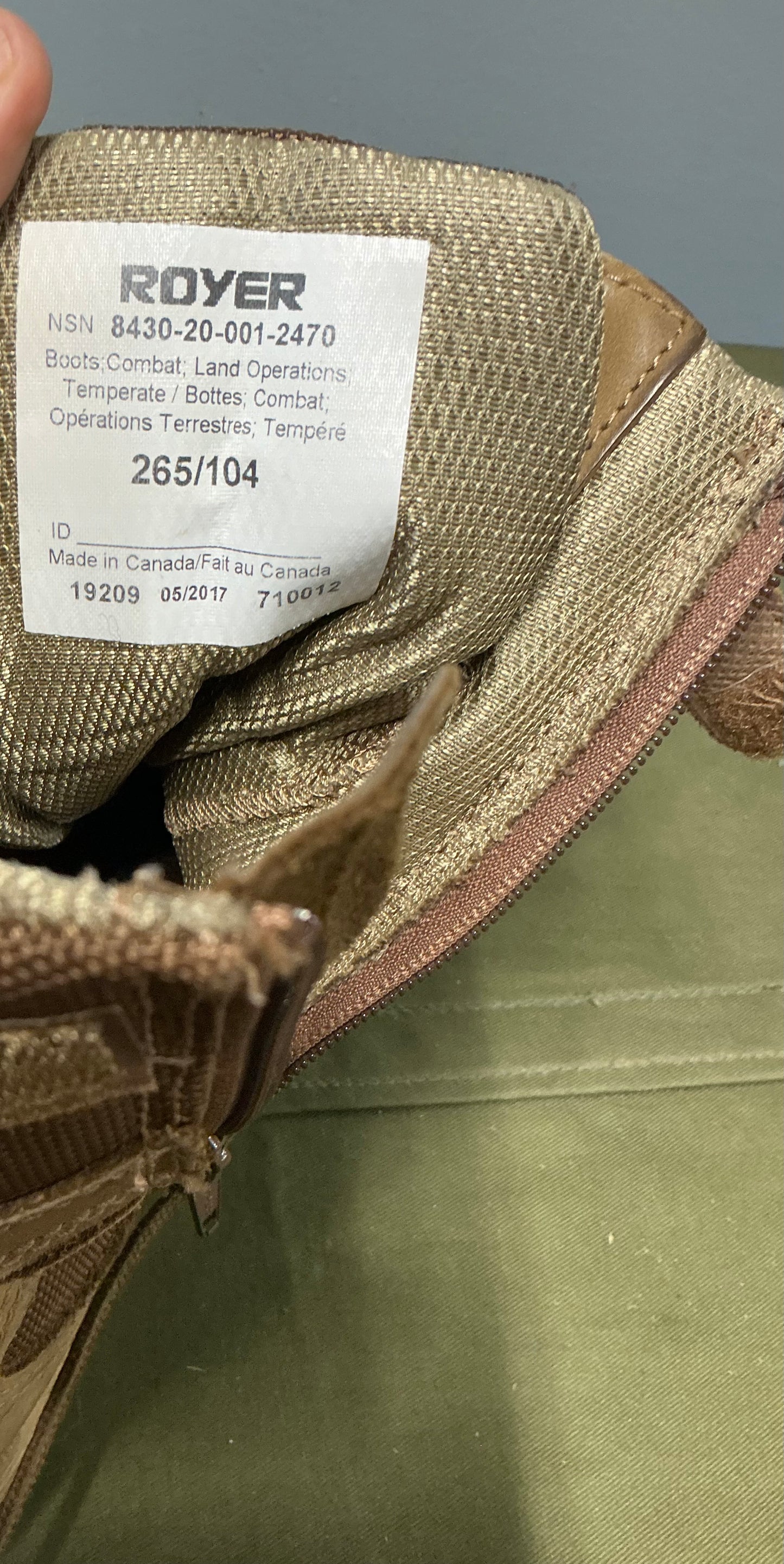 Vintage Lightweight Zippered Royer Boots Size 9.5
