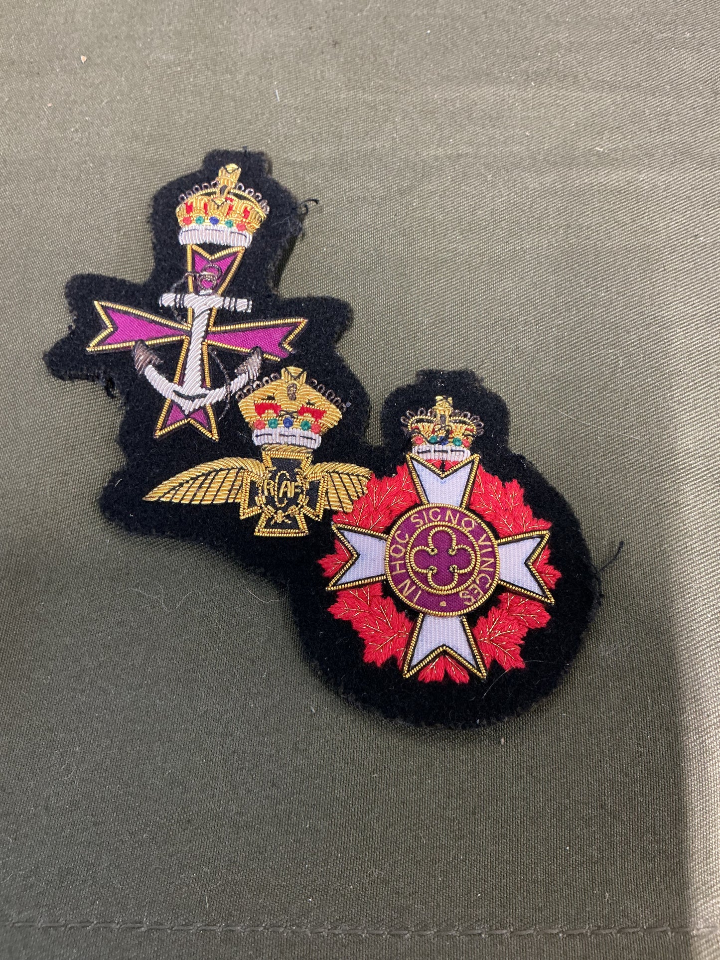 Canadian Forces Chaplain Cloth Insignia Army Navy Airforce