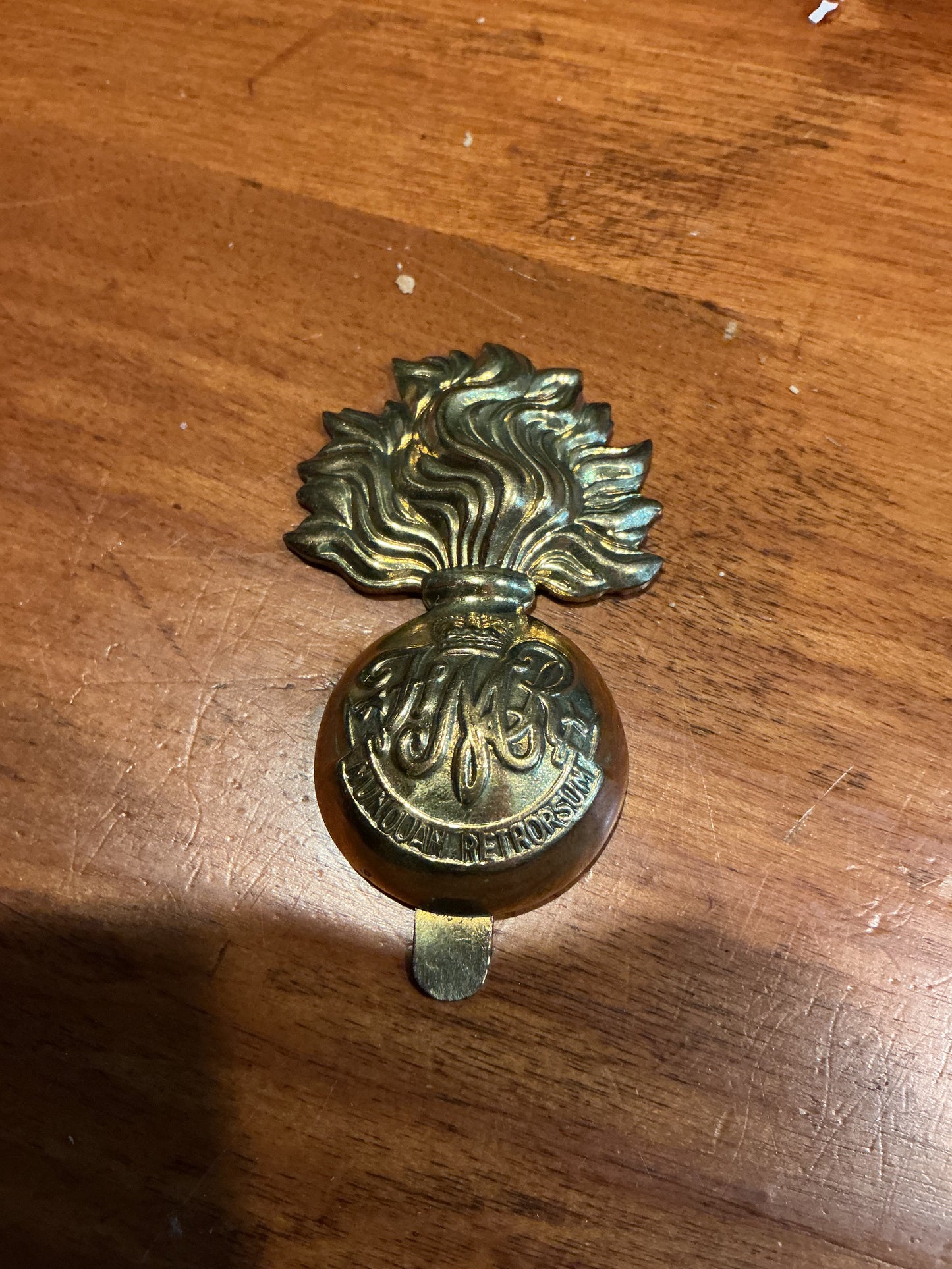Canadian Les Fusiliers Mont Royal Regiment Cap Badge