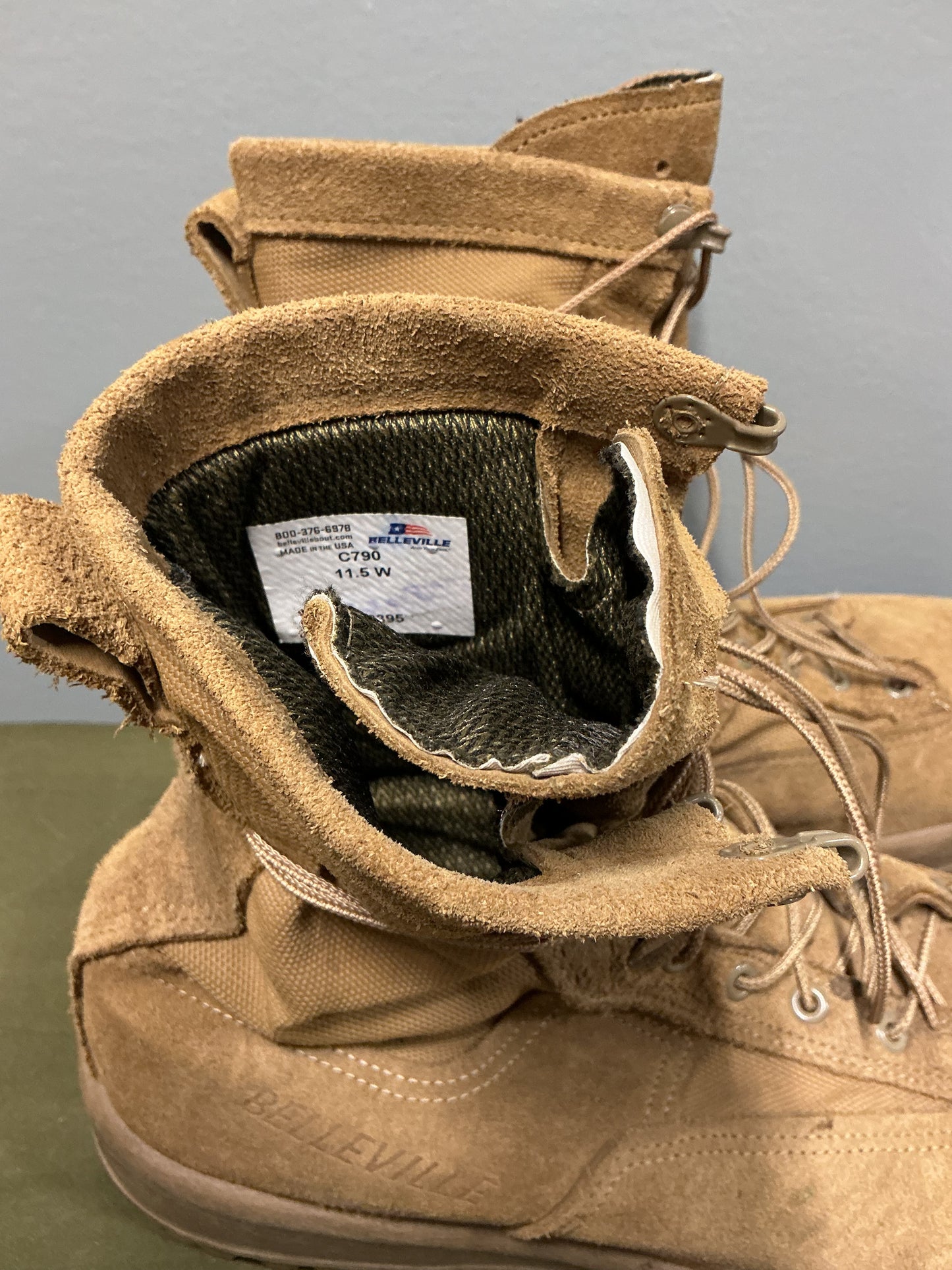 U.S. made Belleville Boots Size 11.5 wide