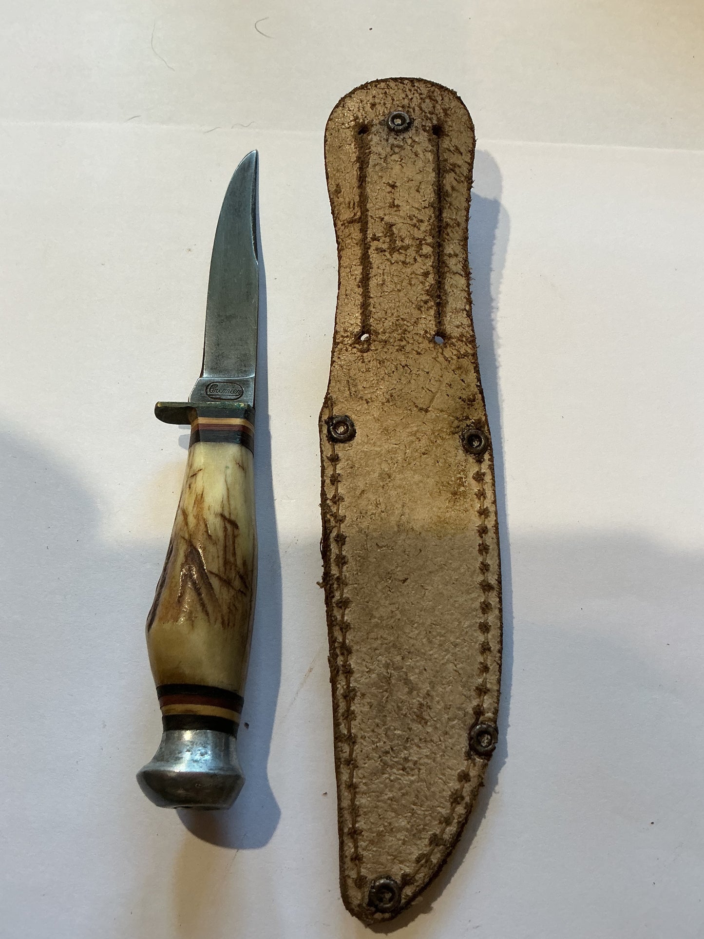 Small Bone Handle Premier Hunting/Fish Knife Germany