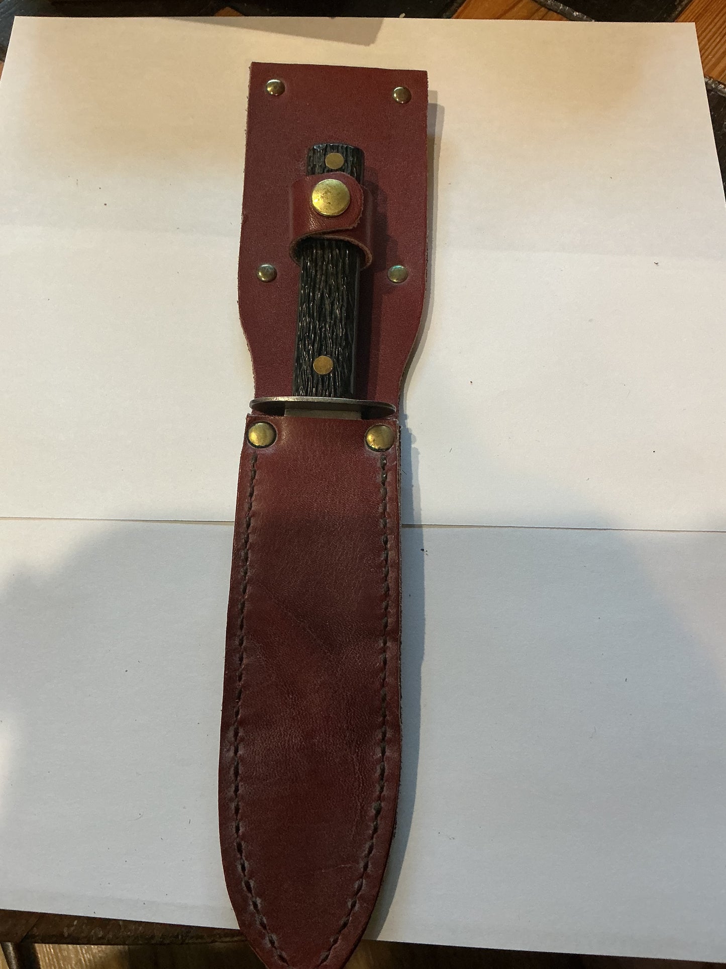 Vintage Imperial Prov. RI USA Fixed Blade Knife