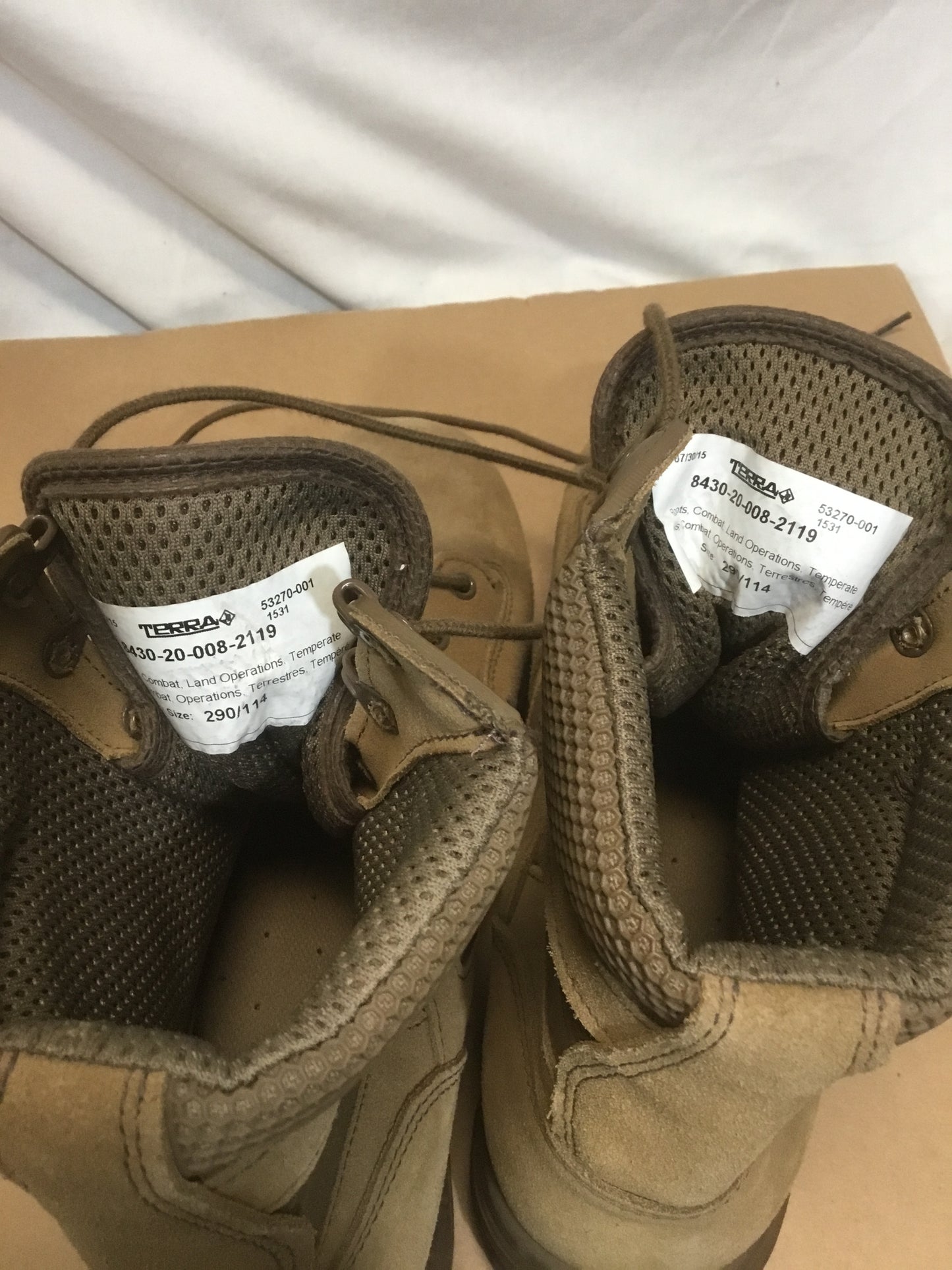 Canadian Military Terra Combat Boots Size 12