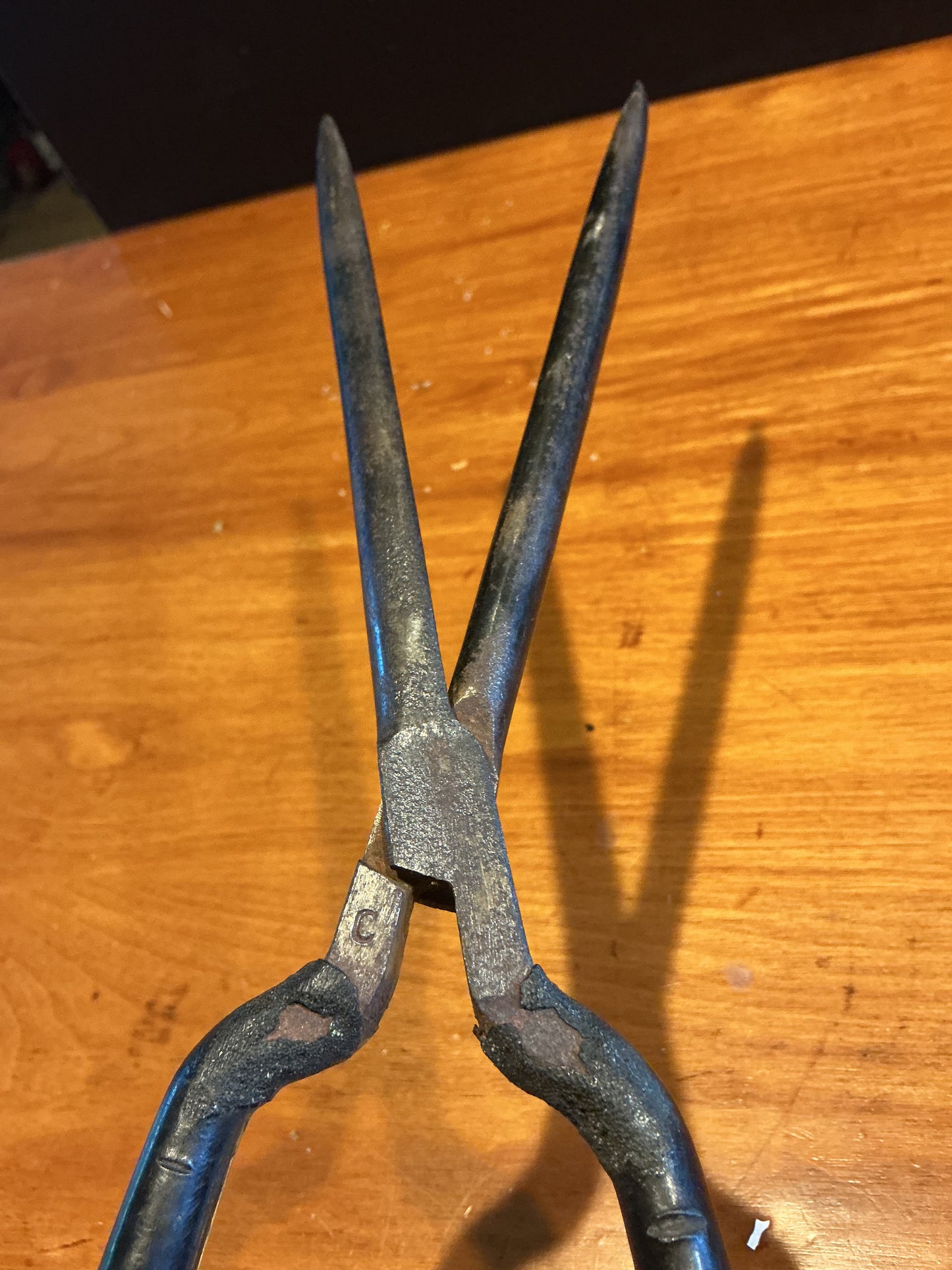 Antique Stove Top Curling Iron