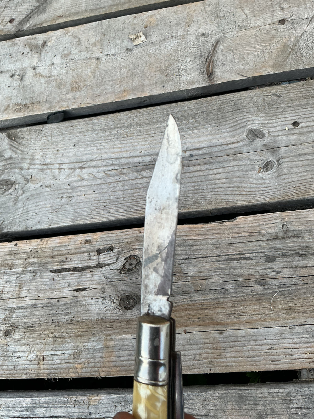 Large Vintage Richards Sheffield England Folding Pocket Knife