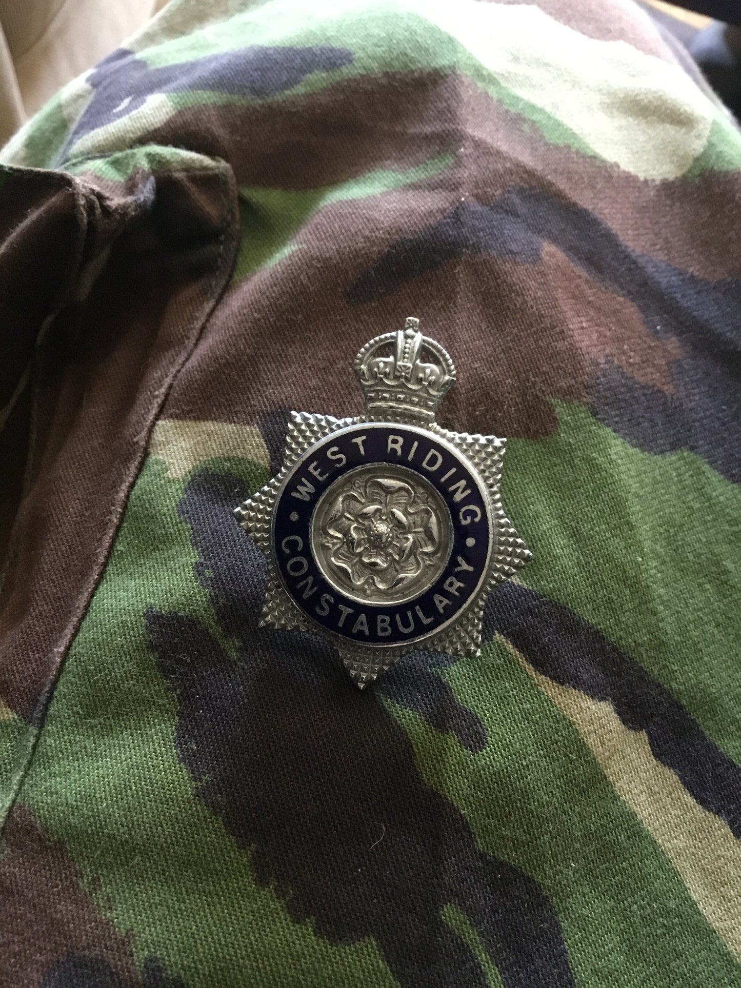 West Riding Constabulary Cap Badge - King's Crown