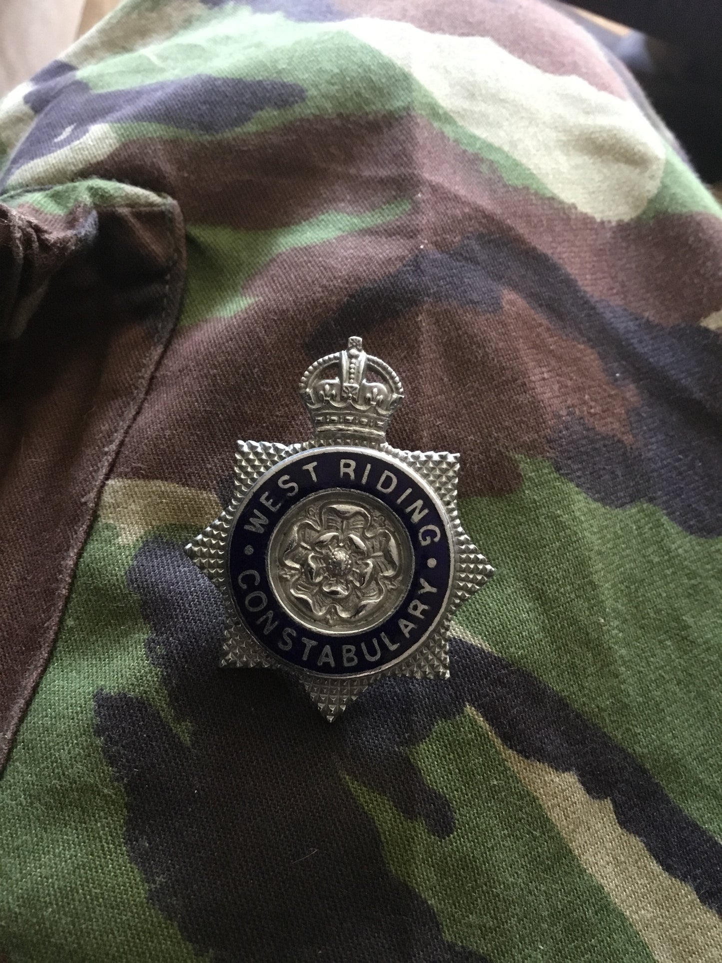 West Riding Constabulary Cap Badge - King's Crown