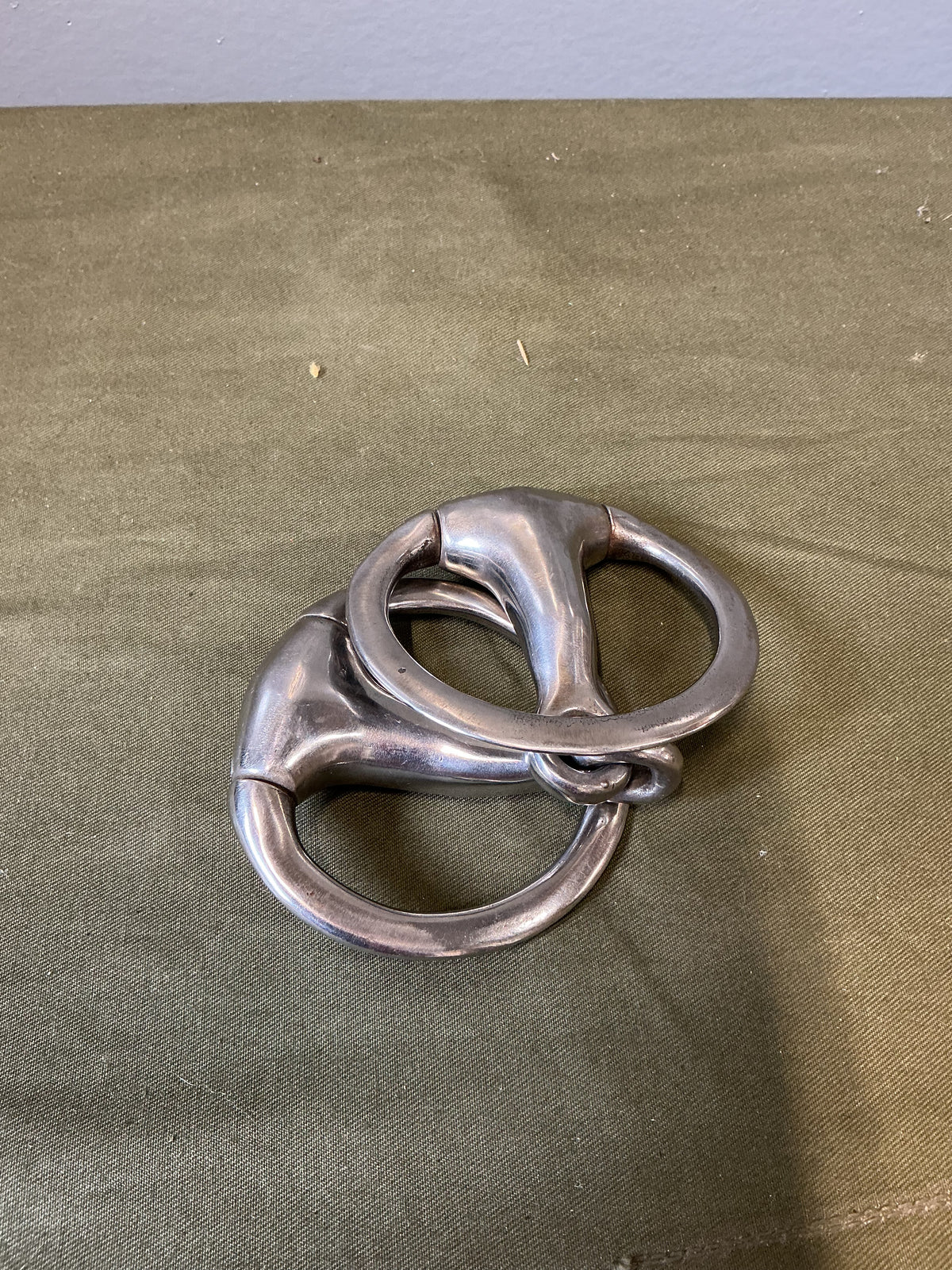 Vintage Horse Tact- Jointed Eggbutt Snaffle Bit 5 inches