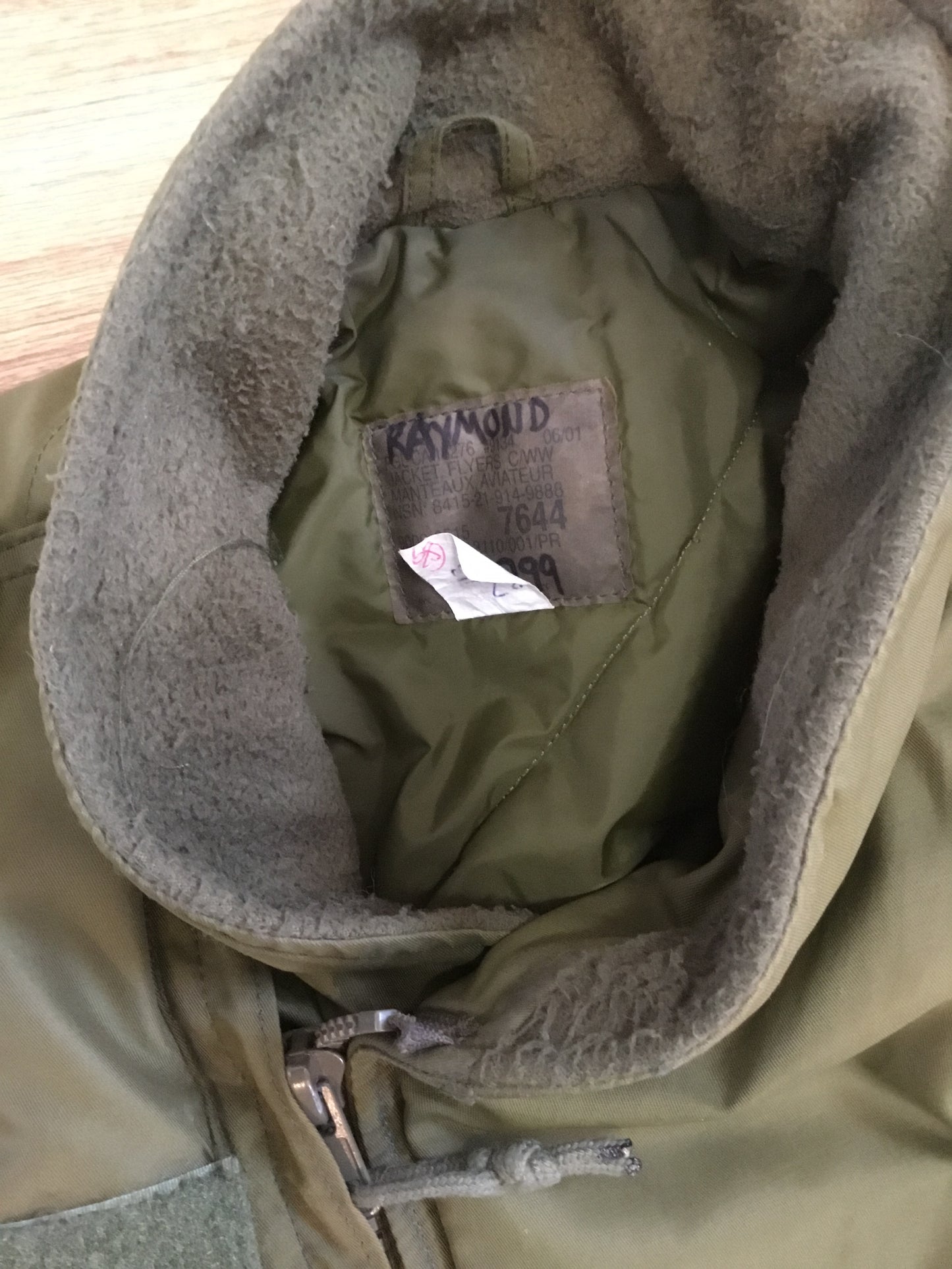 Vintage RCAF Cold Weather Flyers Jacket 7644