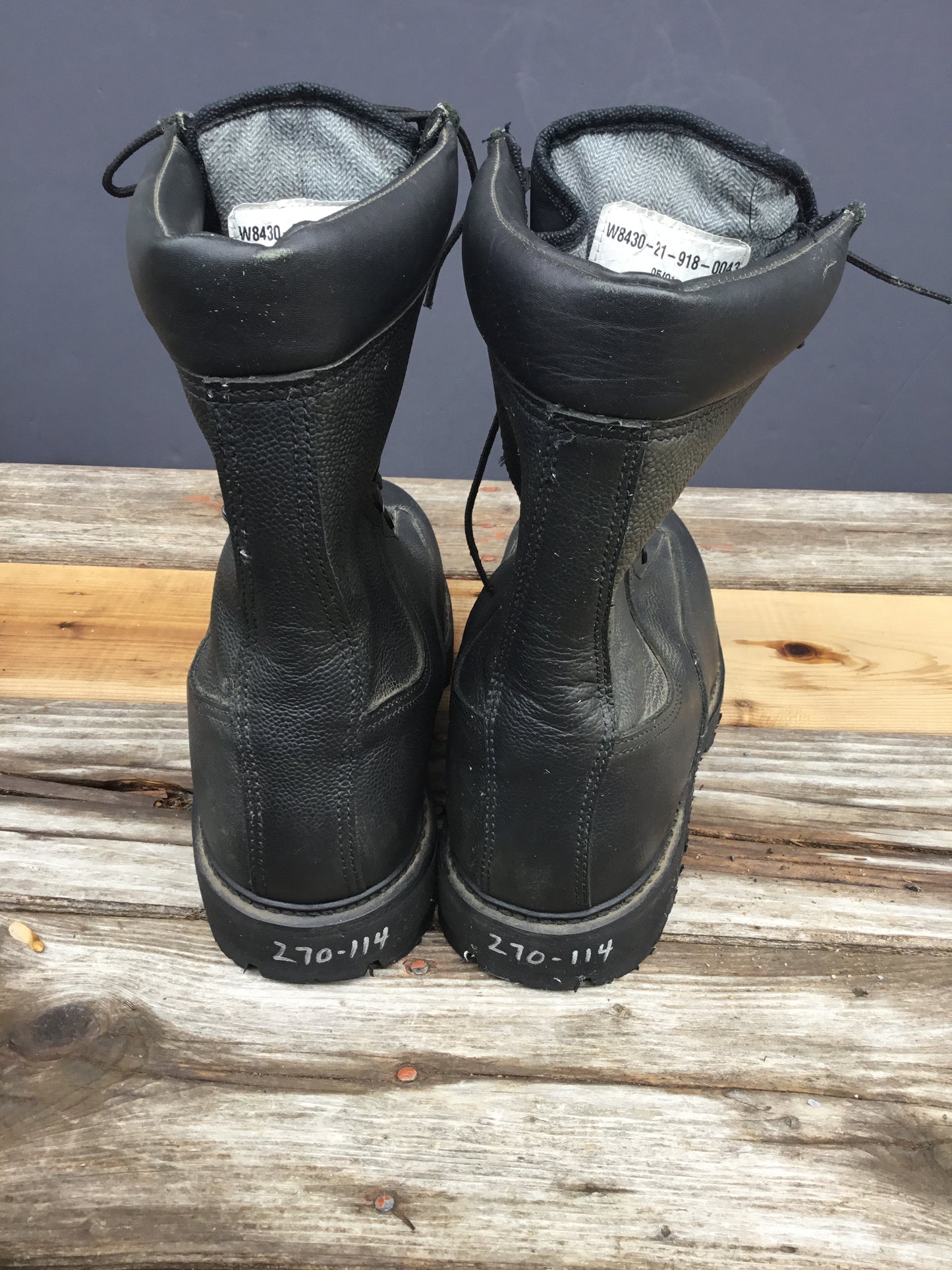 Canadian Forces Wet Weather Boots Size 10 Or 270/ 114 made by HH Brown Canada