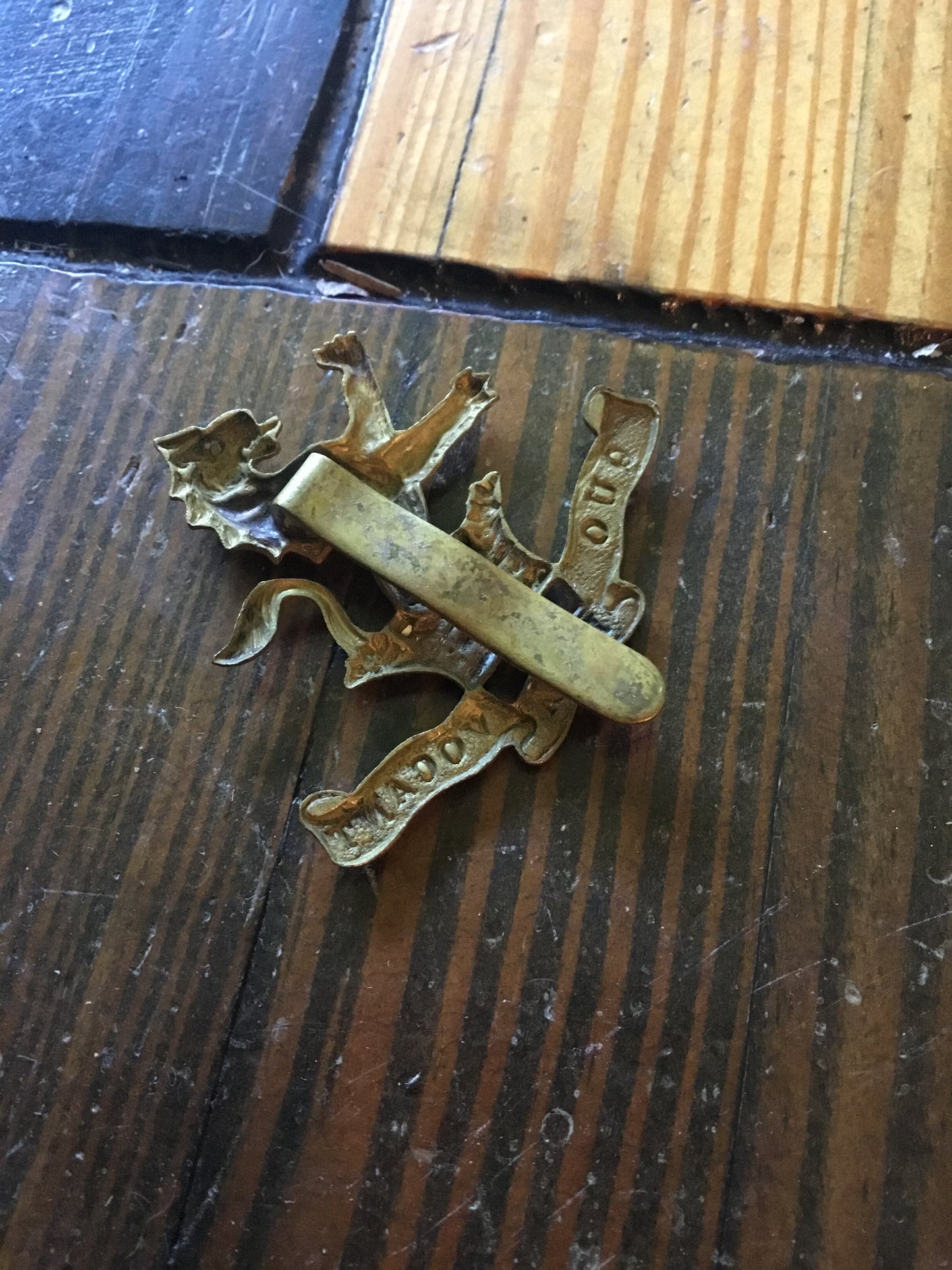 Original WW2 British Army Cap Badge - The 7th Dragoon Guards