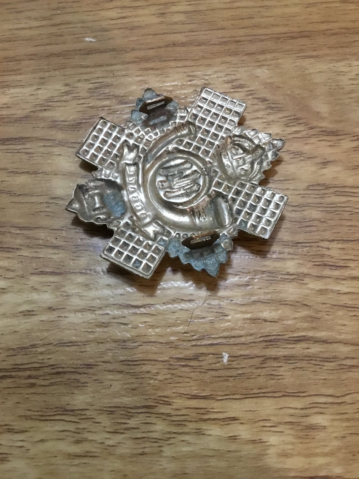 British Army - Highland Light Infantry Regiment KC Cap Badge