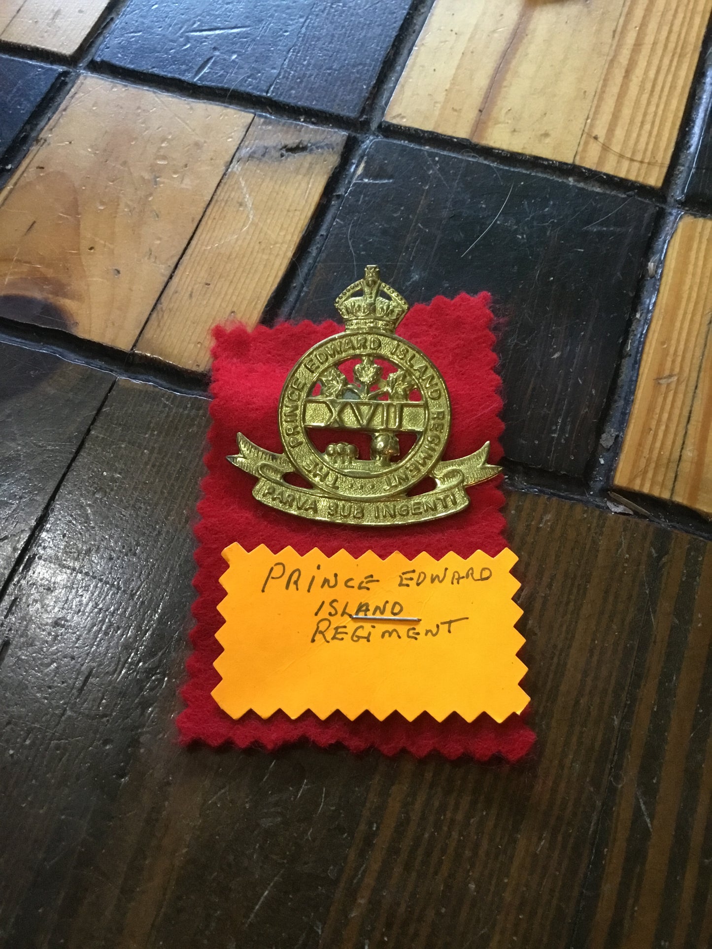 WW11 Prince Edward Island Regiment Badge