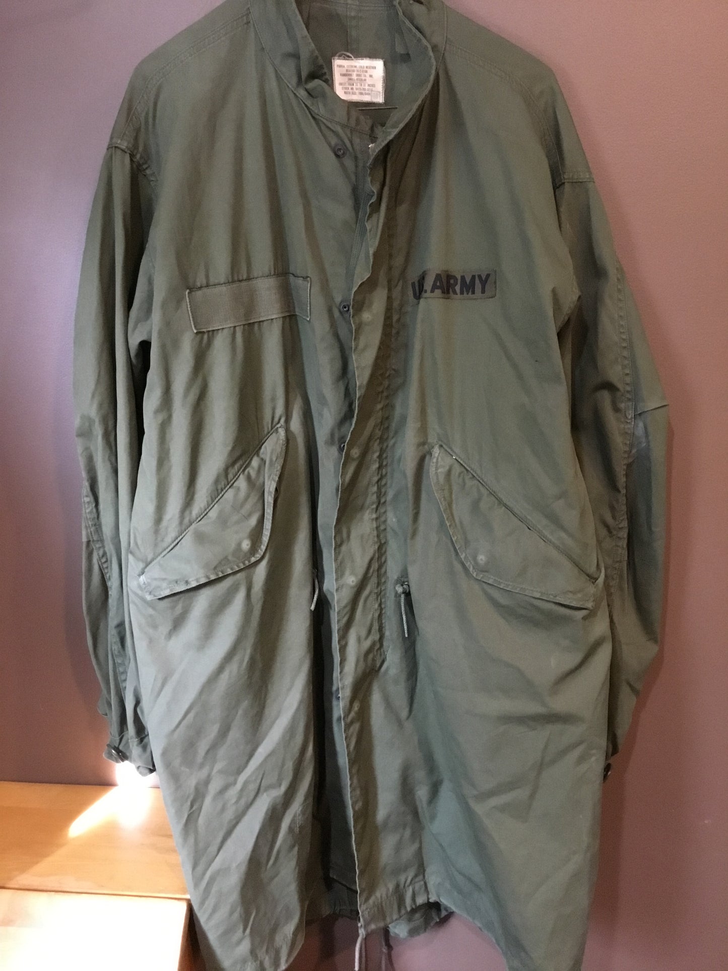 Vintage US MILITARY FISHTAIL PARKA