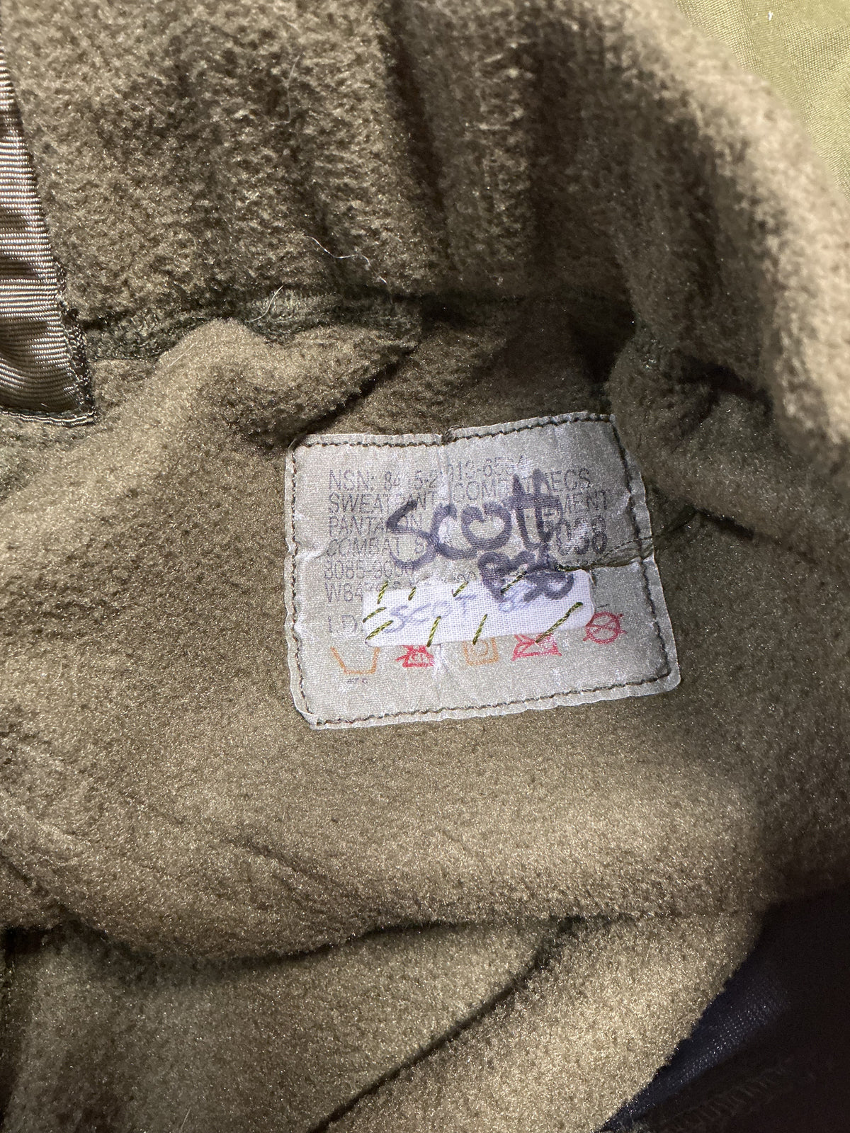 Vintage Canadian Forces Polar Fleece Pants Large Regular Or 70/38