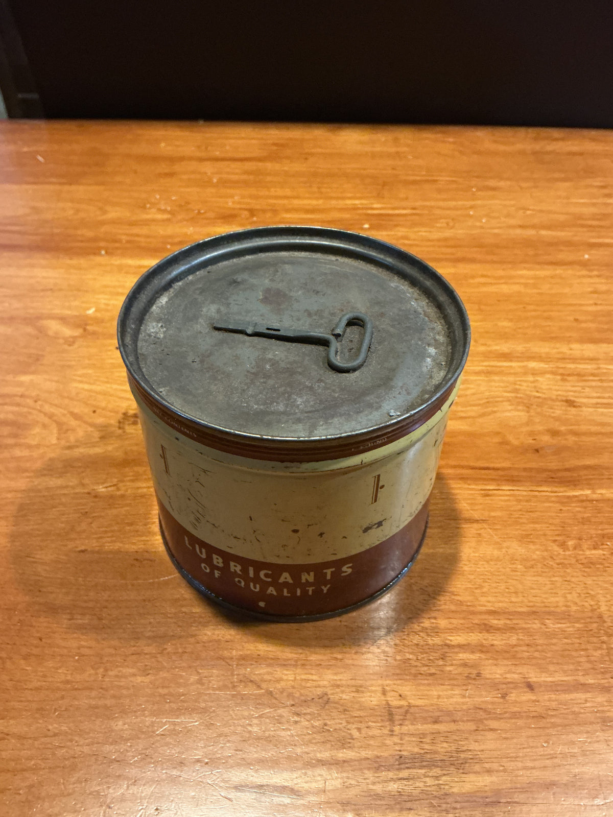 Vintage 1 Pound Lubricants of Quality Tin Unopened