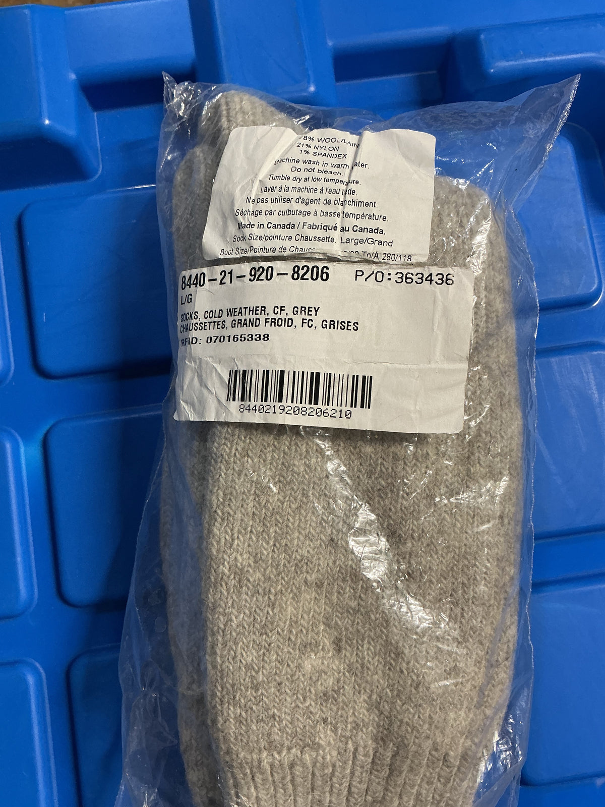 New Military Wool Socks Large 78 % Wool