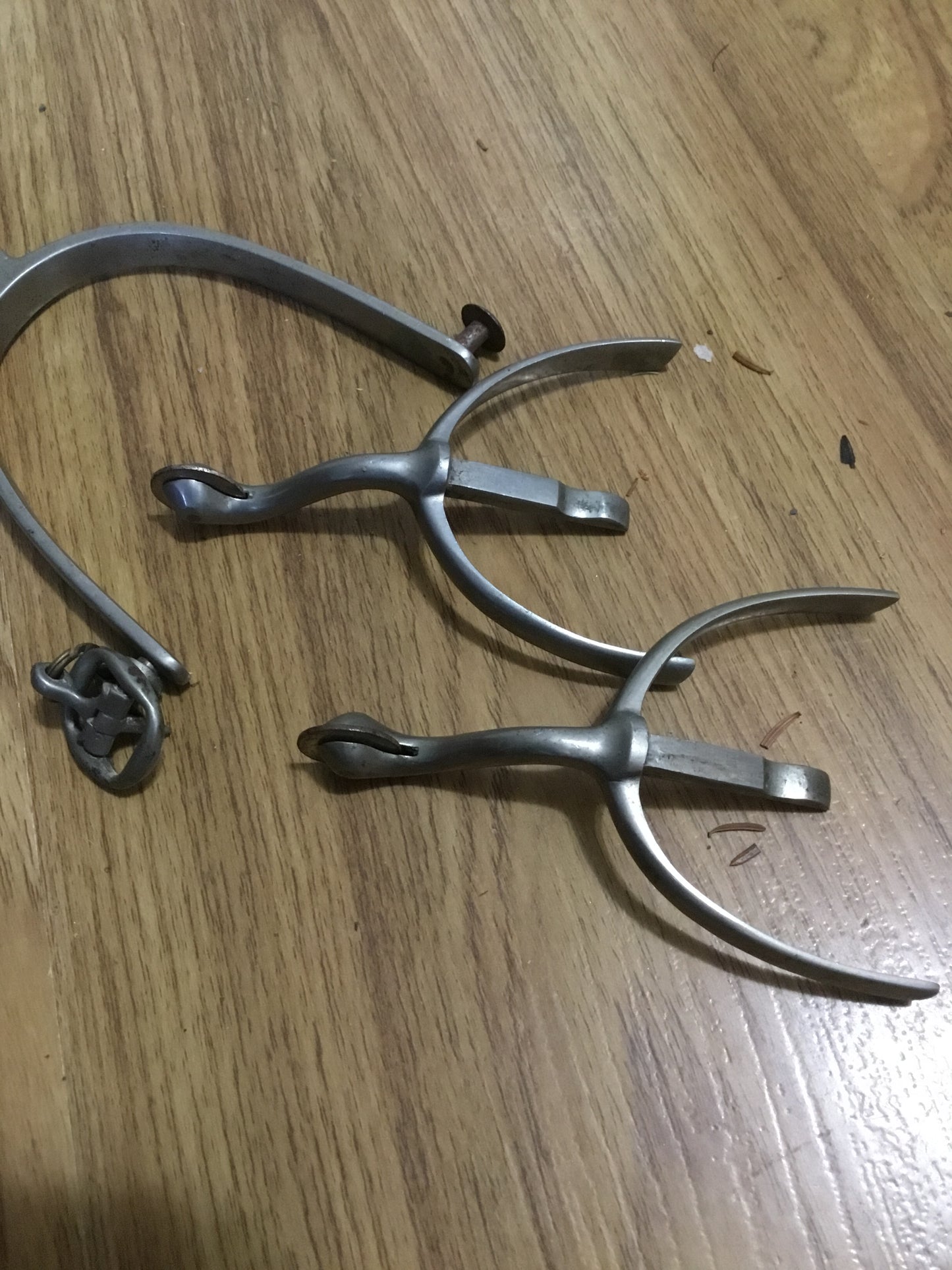 Pair Military Boot Spurs , Stamped made in England