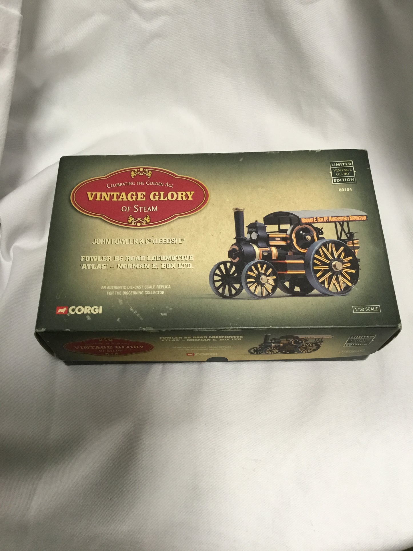 CORGI VINTAGE GLORY OF STEAM FOWLER B6 ROAD LOCOMOTIVE in Box