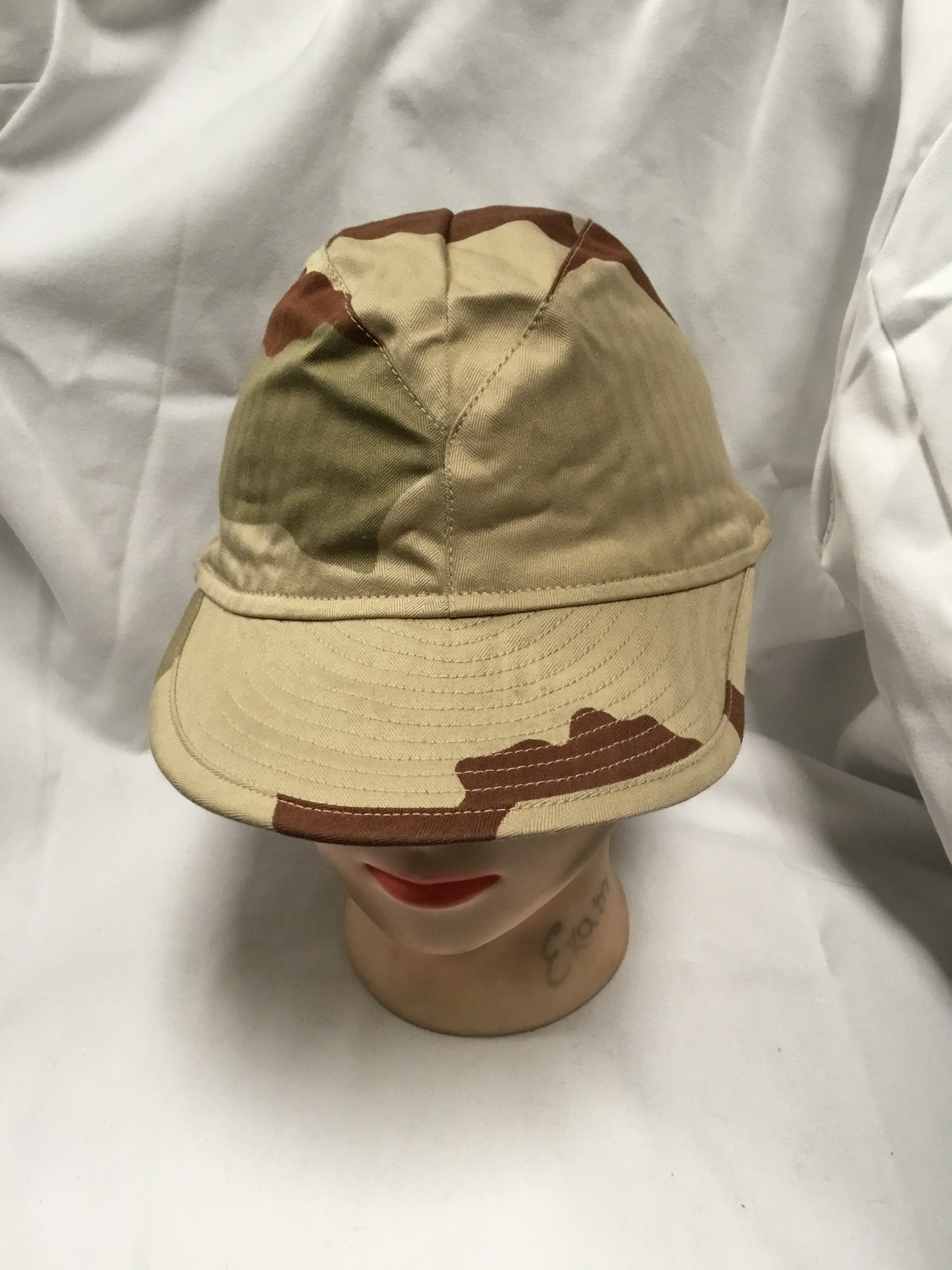 French military desert hat, with neck cover – Roy's Army Surplus