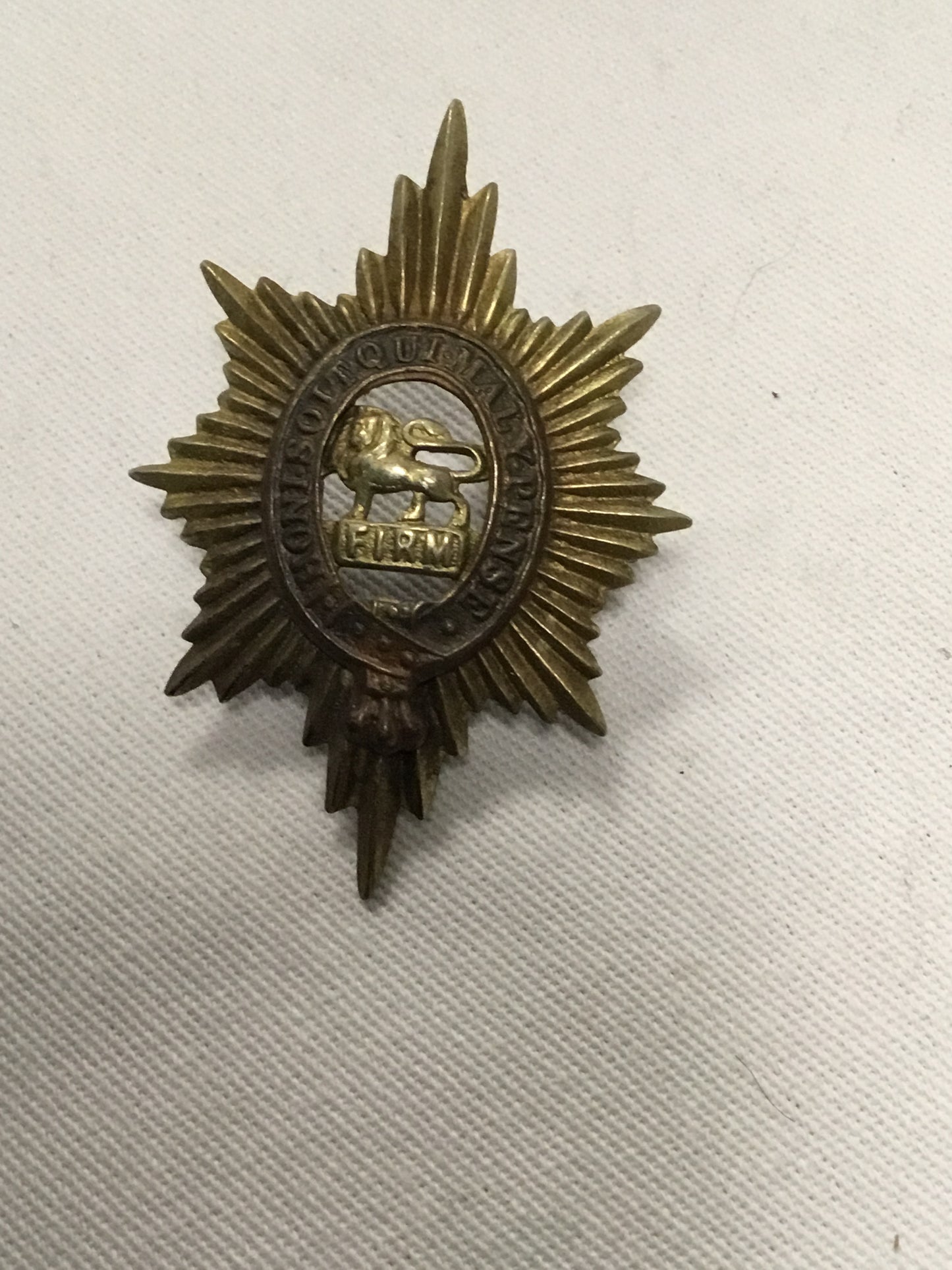 WW11 WORCESTERSHIRE REGIMENT BRITISH MILITARY CAP BADGE