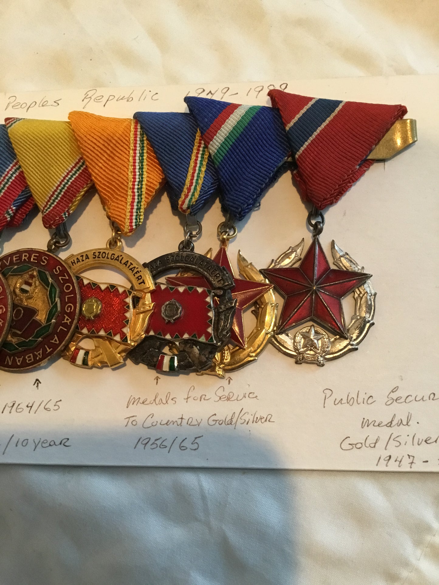 Group of Hungarian Service Metals 1949 to 1989