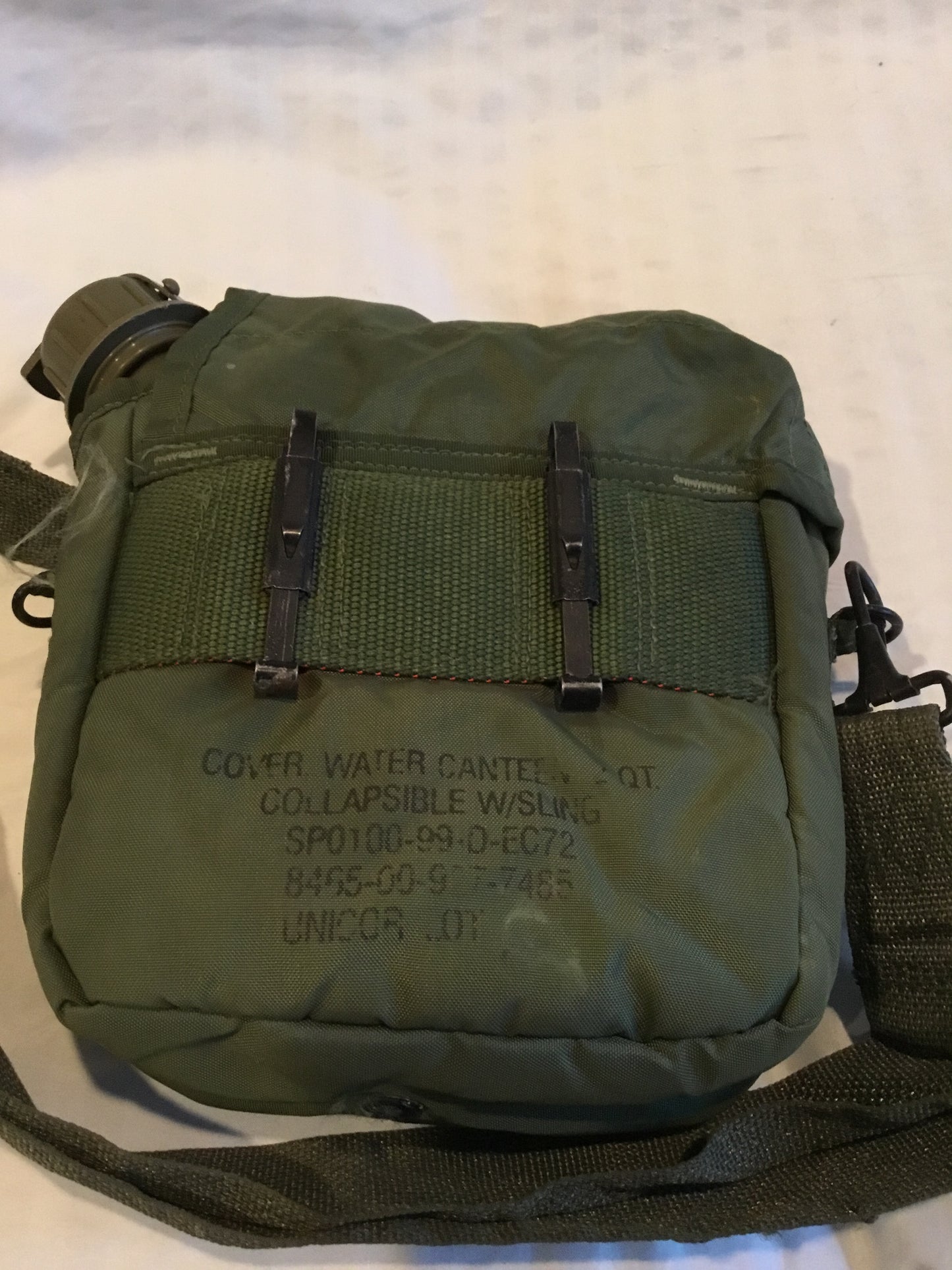 U.S. Military 2 Quart Canteen and Holder