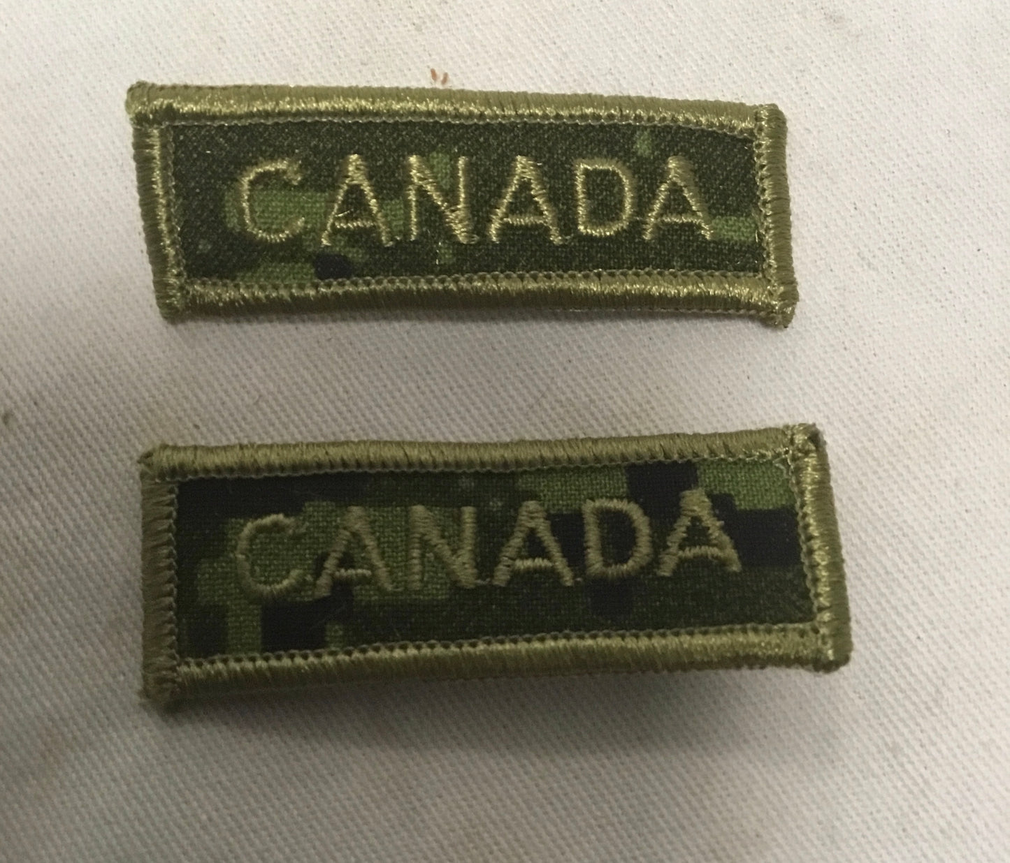 Pair of Cadpat pattern CANADA flashes/ patches