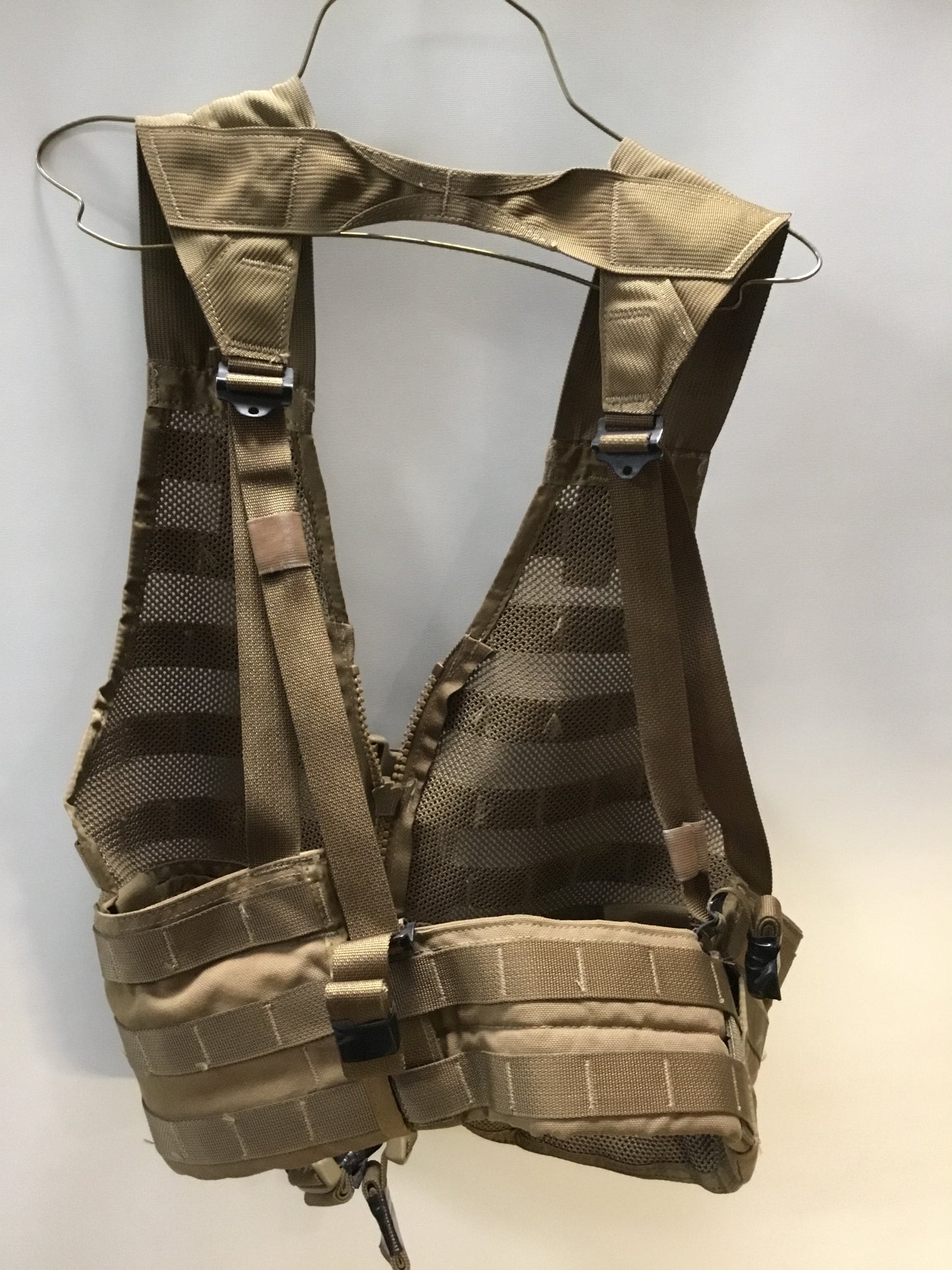 U.S. military load bearing Vest. Coyote Brown Pattern