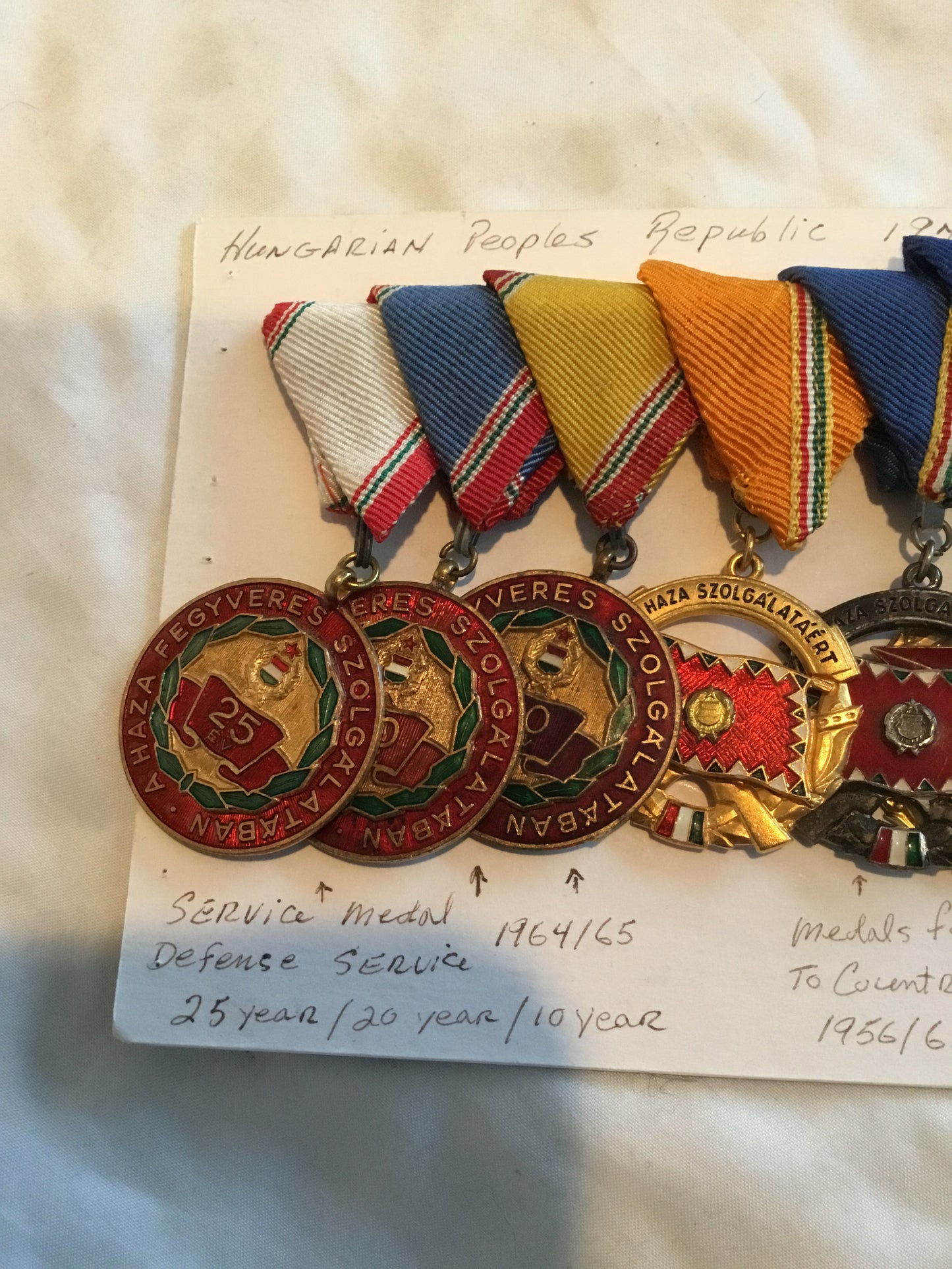 Group of Hungarian Service Metals 1949 to 1989