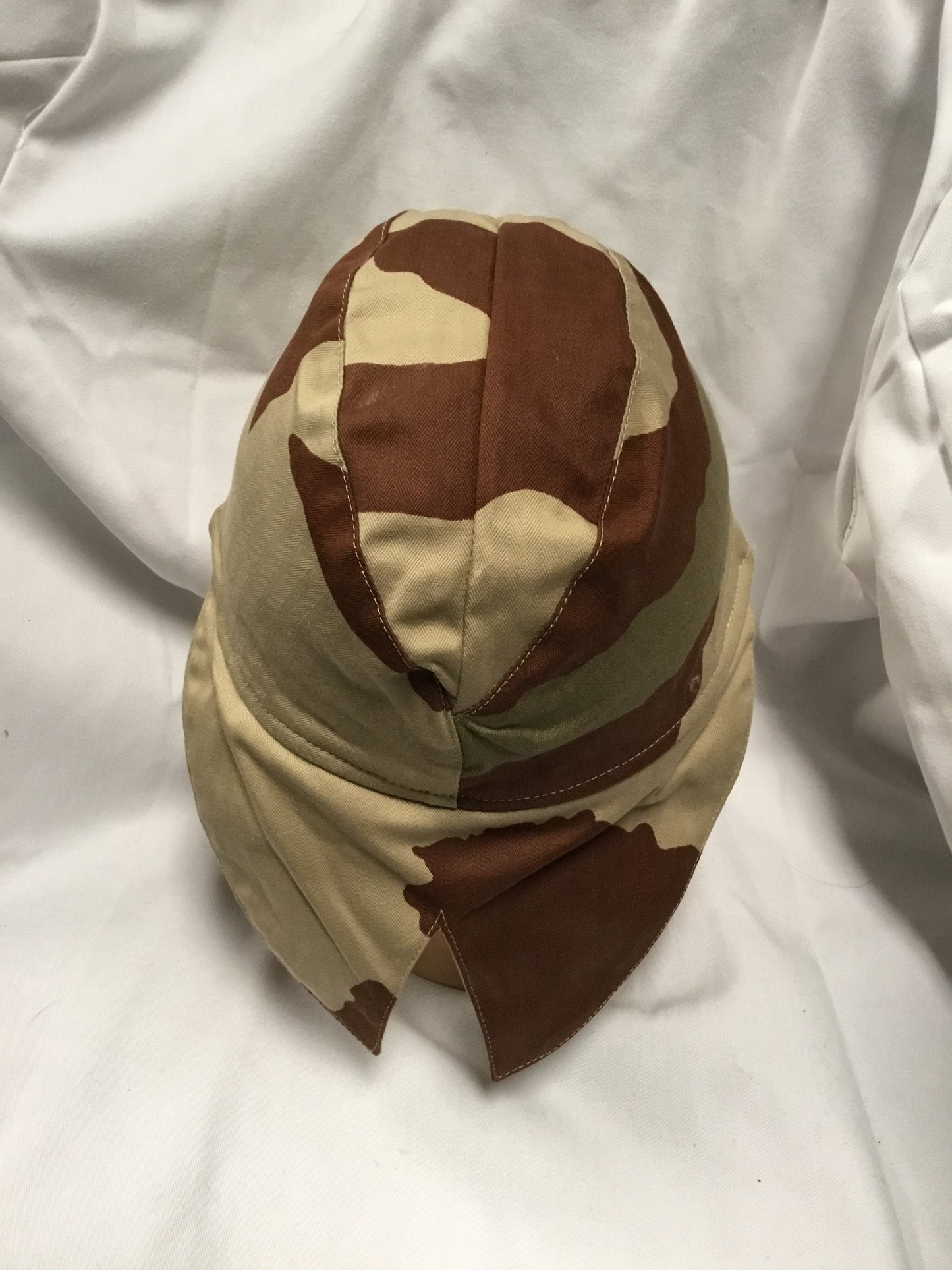 French military desert hat, with neck cover