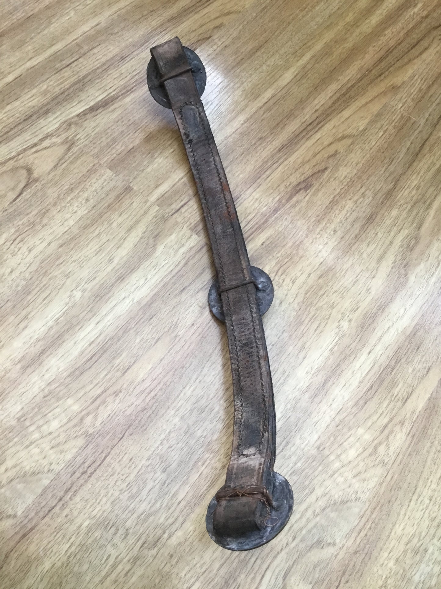 3 Antique HORSE BRIDLE ROSETTES
