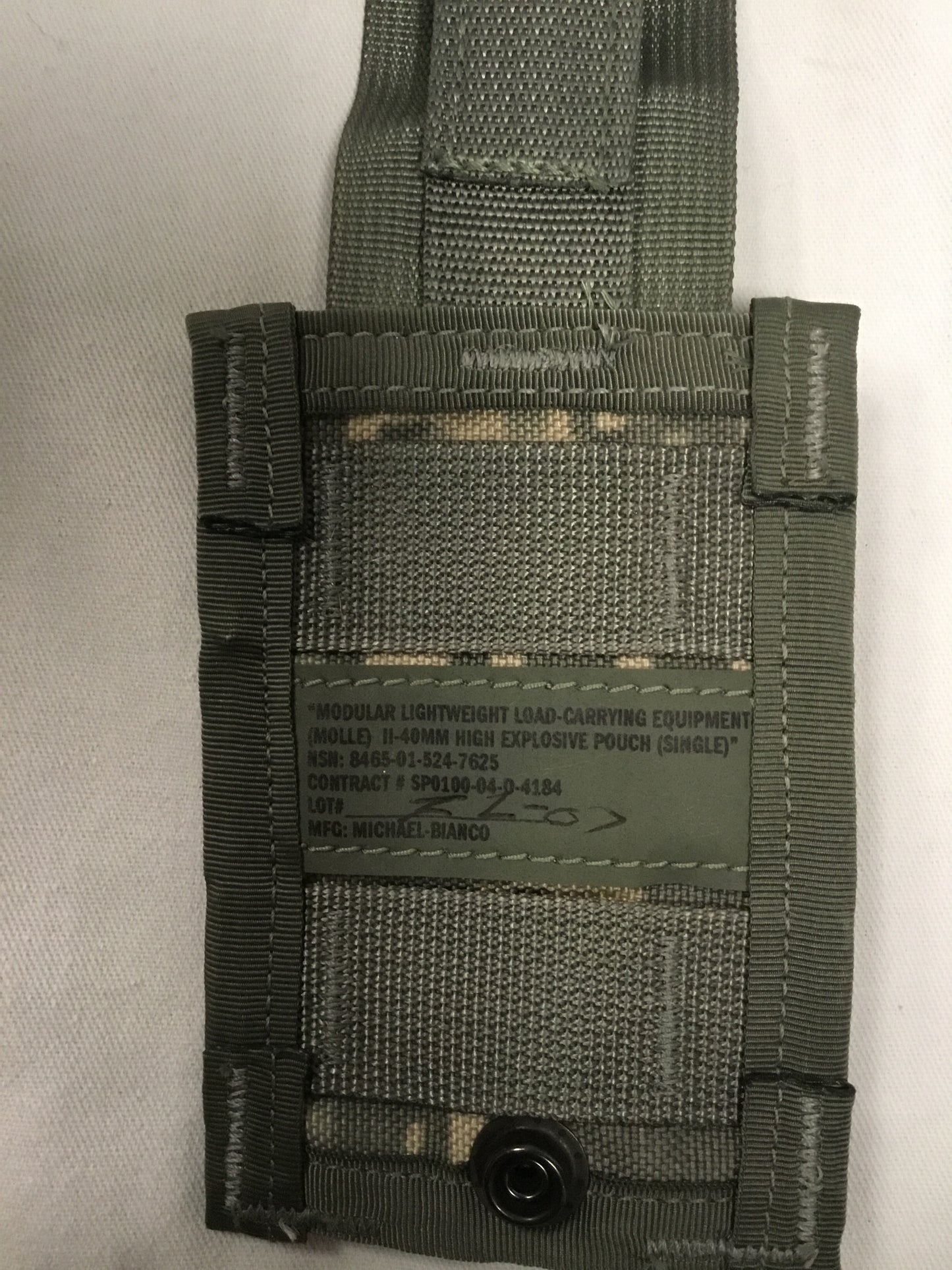 ACU pattern opened ended pouch