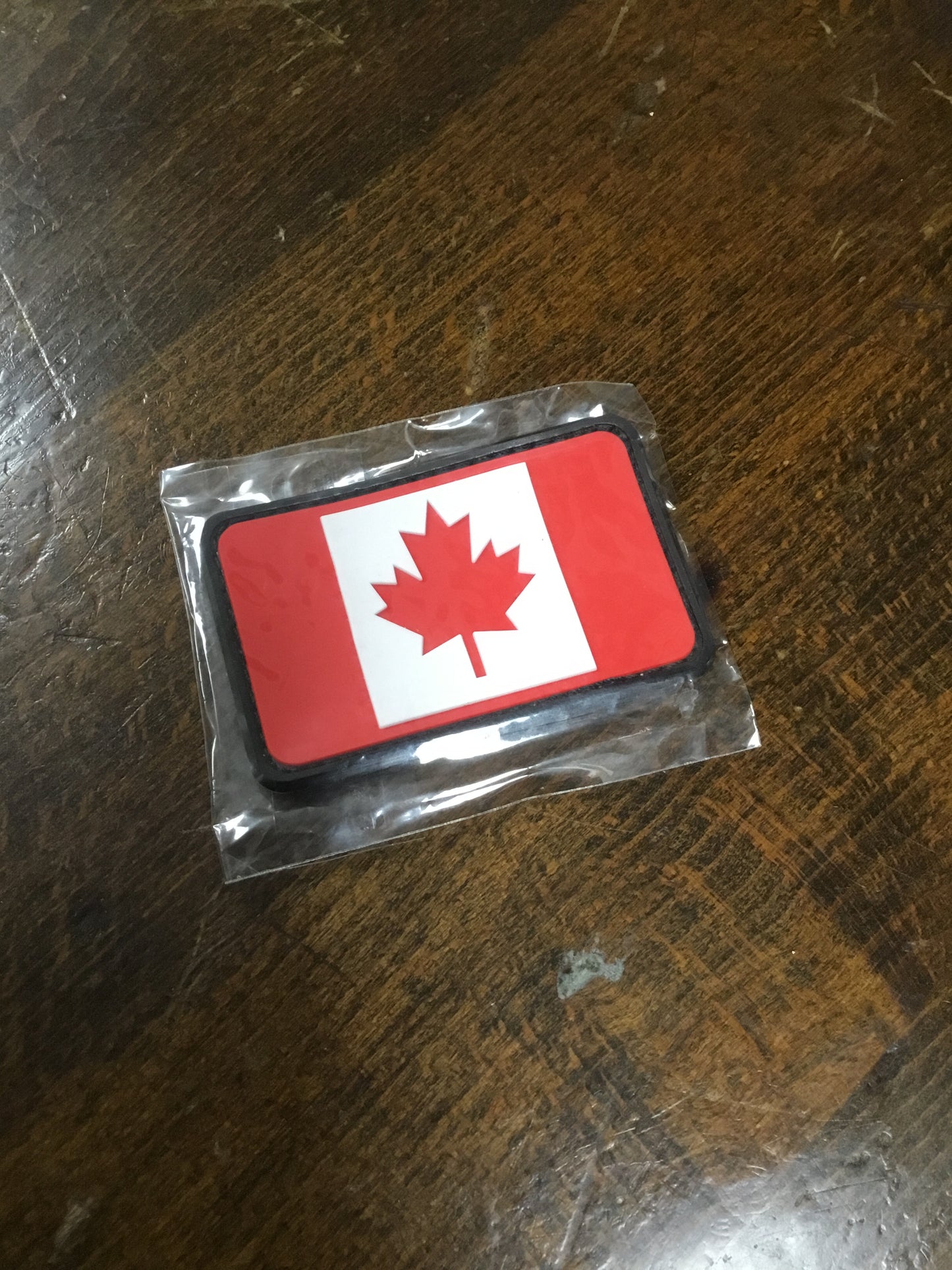 Rubberized Canada Flag Patch