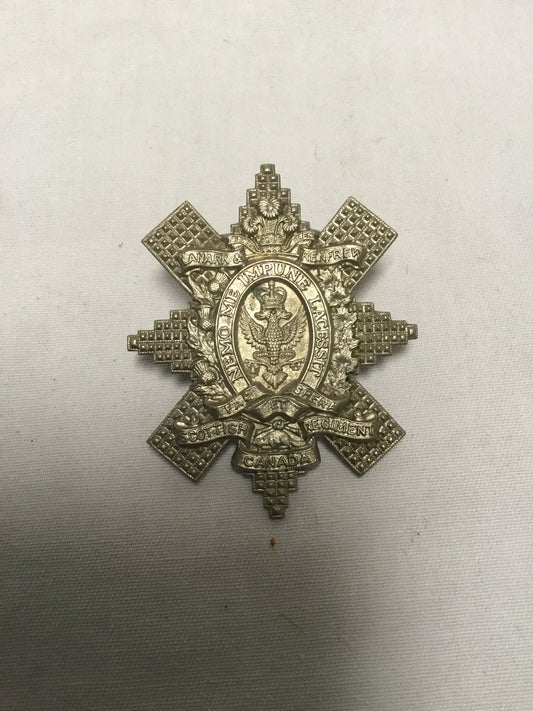 LANARK AND RENFREW SCOTTISH REGIMENT OF CANADA CAP BADGE