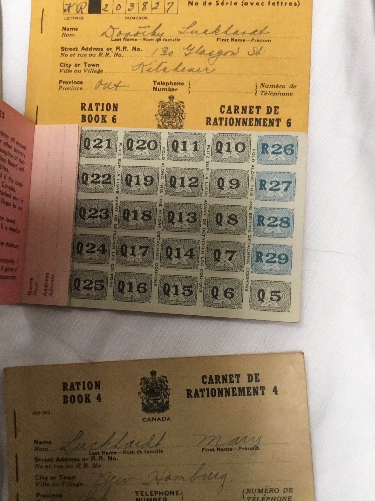 Lot of 6 WW2 Canadian Rations Books – Roy's Army Surplus & Collectables