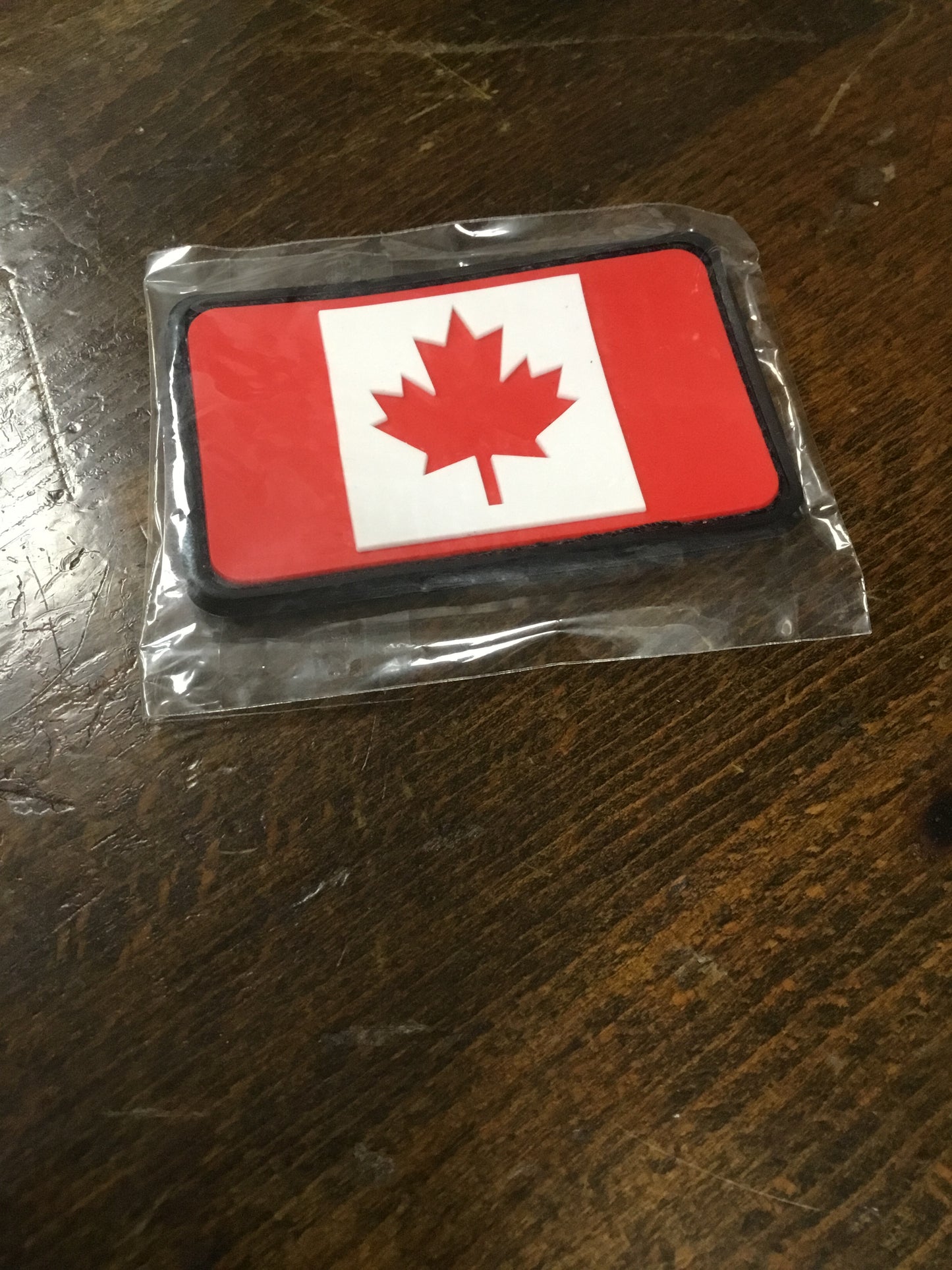 Rubberized Canada Flag Patch