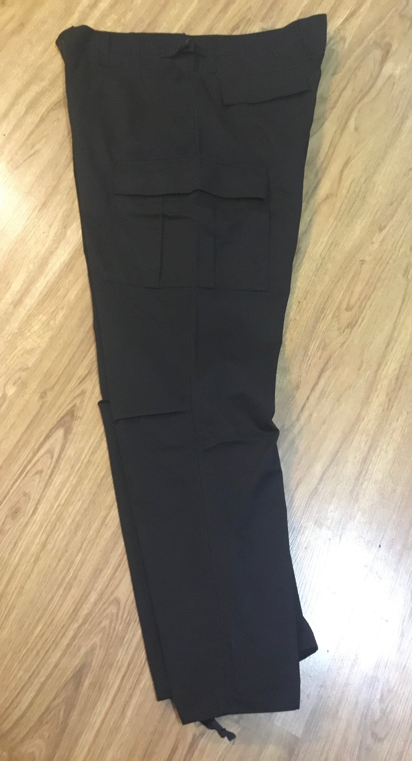 New Black Cargo Pants