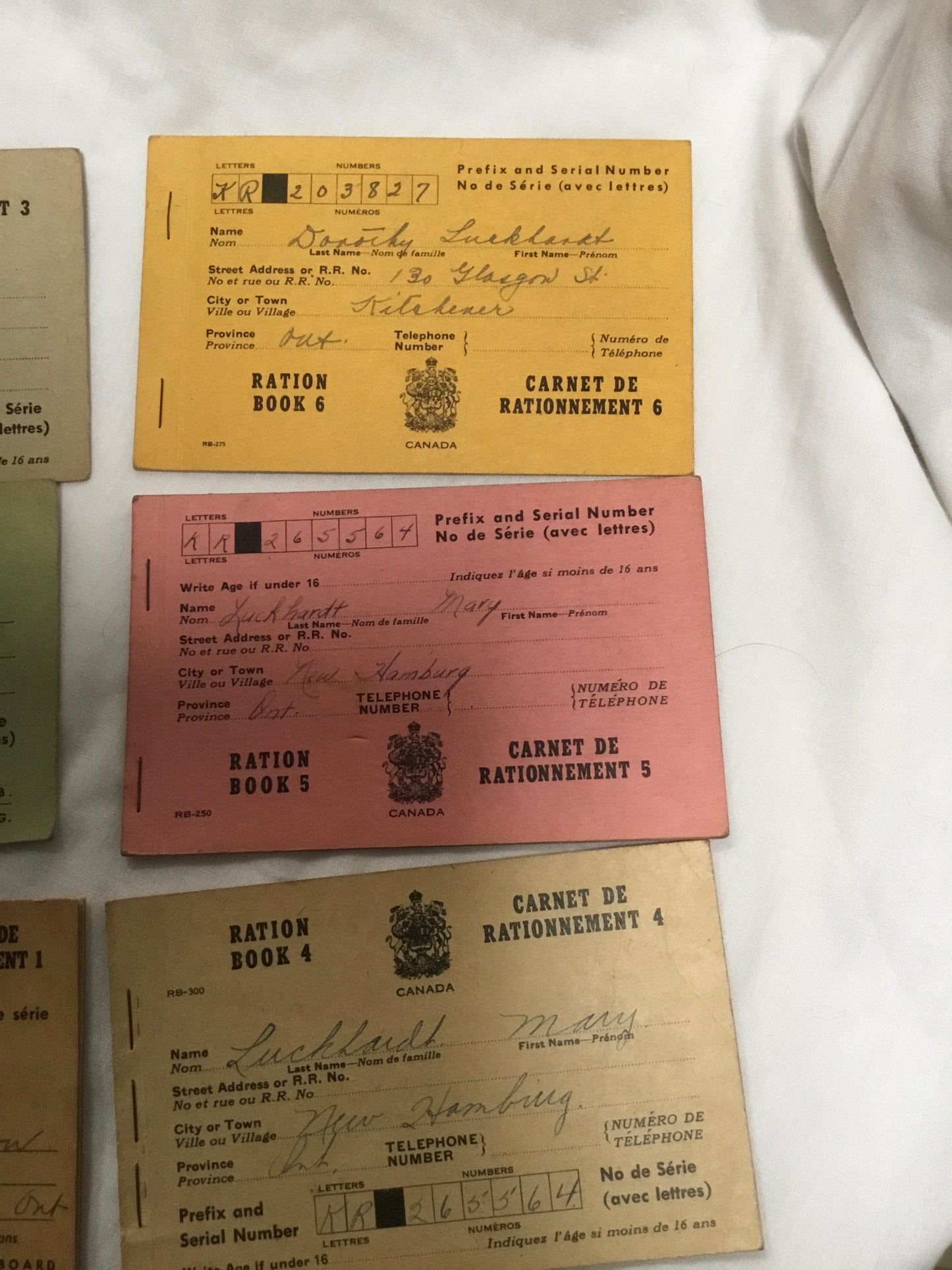 Lot of 6 WW2 Canadian Rations Books – Roy's Army Surplus & Collectables