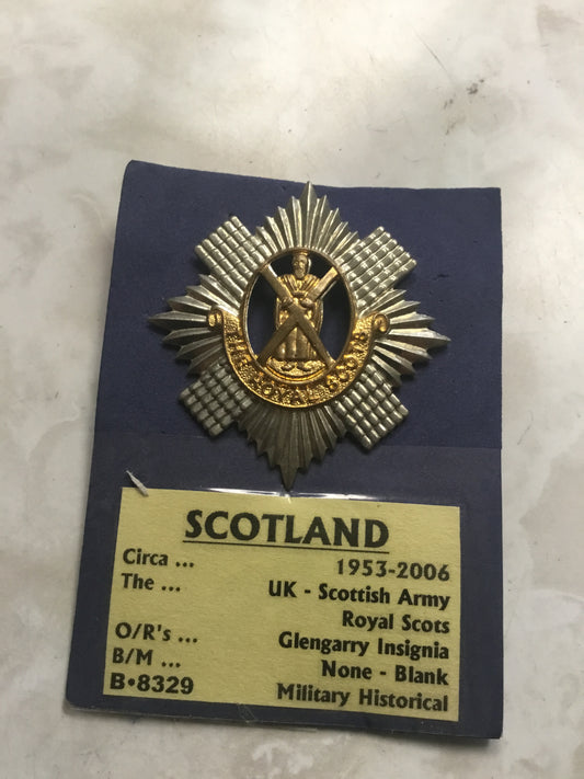 The Royals Scots Glengarry Badge